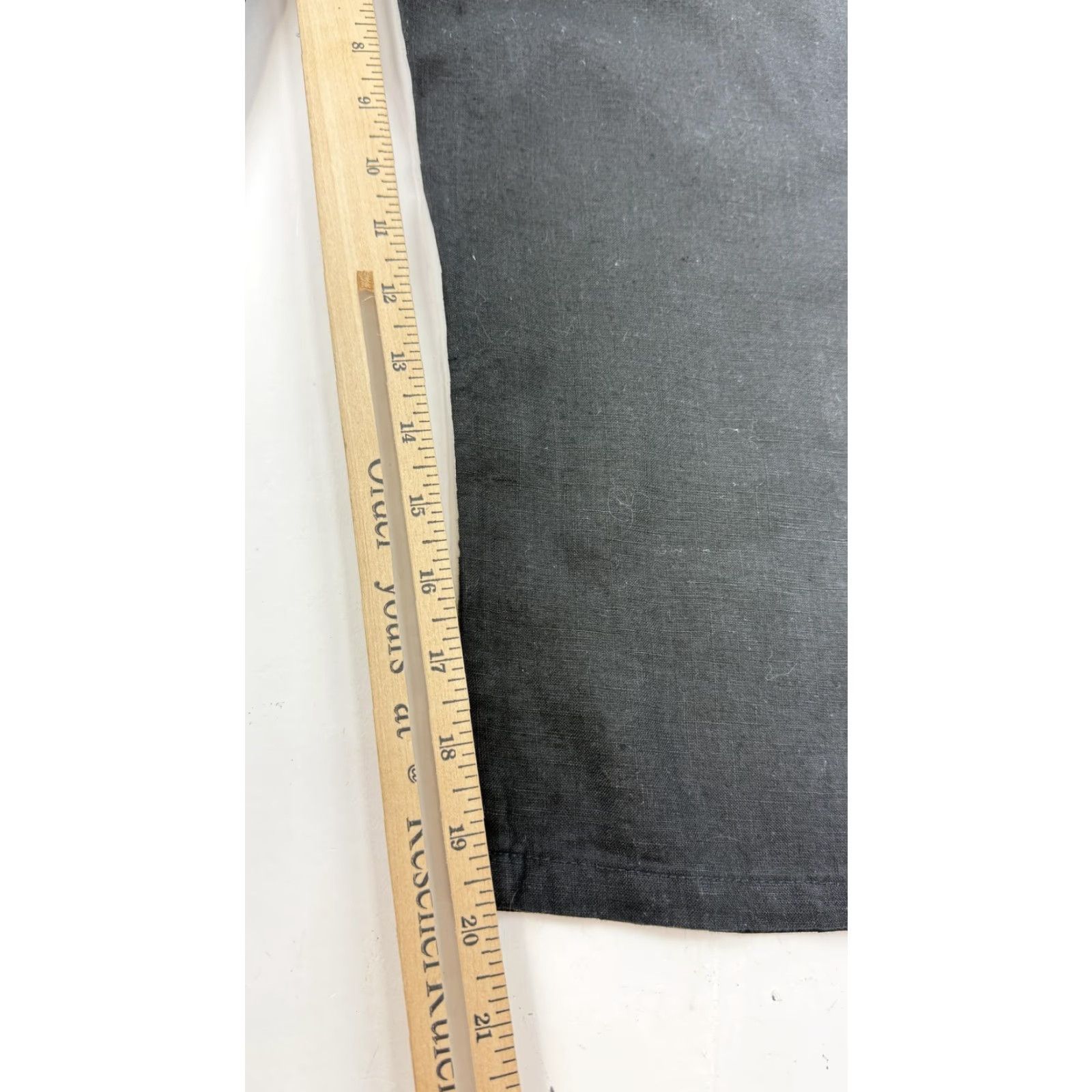 Vintage Elaine Kim Pants Womens 2 Black Crop Straight Leg 97% Cotton USA Casual Chino Size 28" / US 6 / IT 42 - 6 Thumbnail