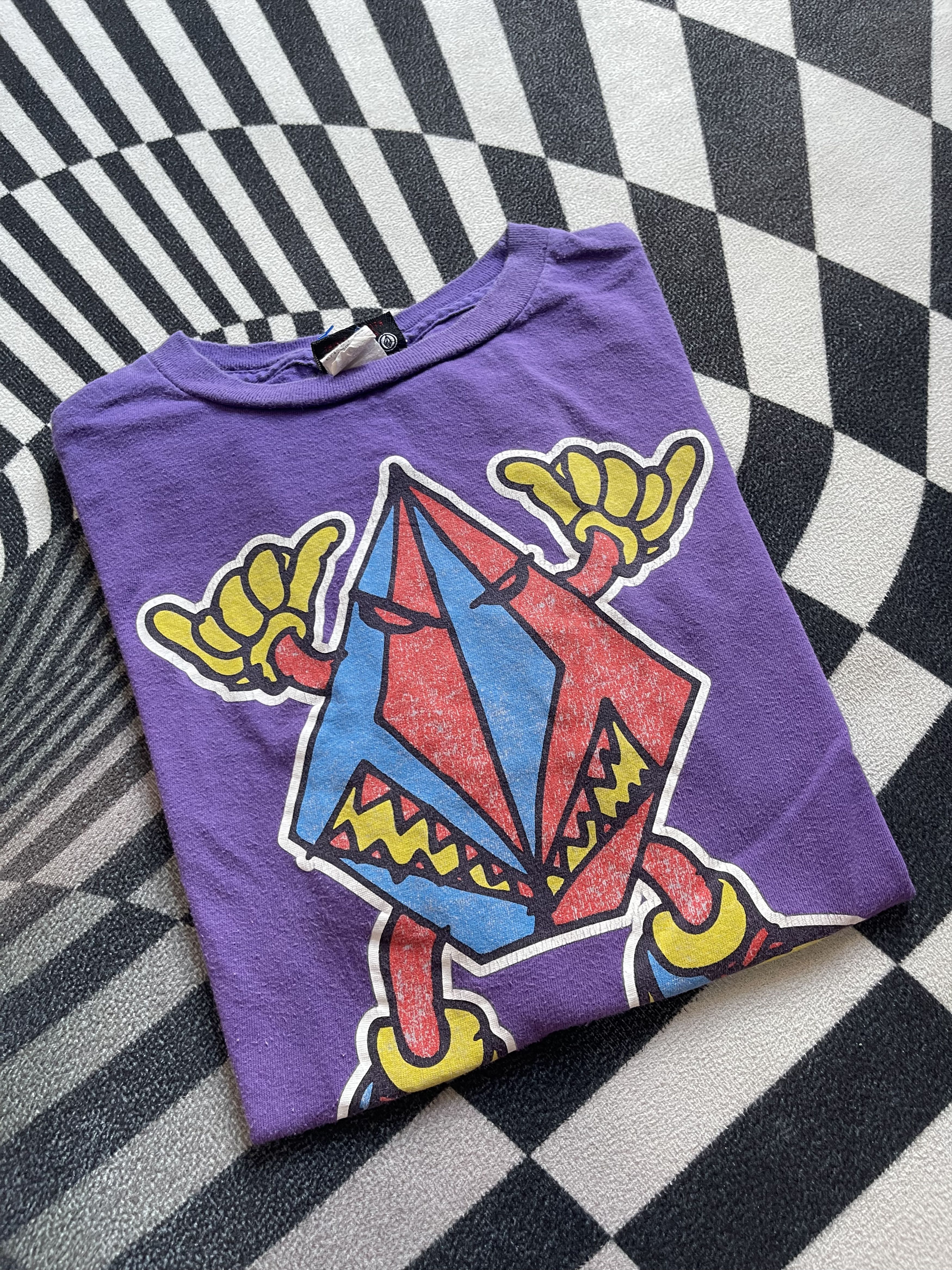 Volcom Vintage Volcom Stone Diamond Monster Graphic Tee Purple L Size US M / EU 48-50 / 2 - 1 Thumbnail