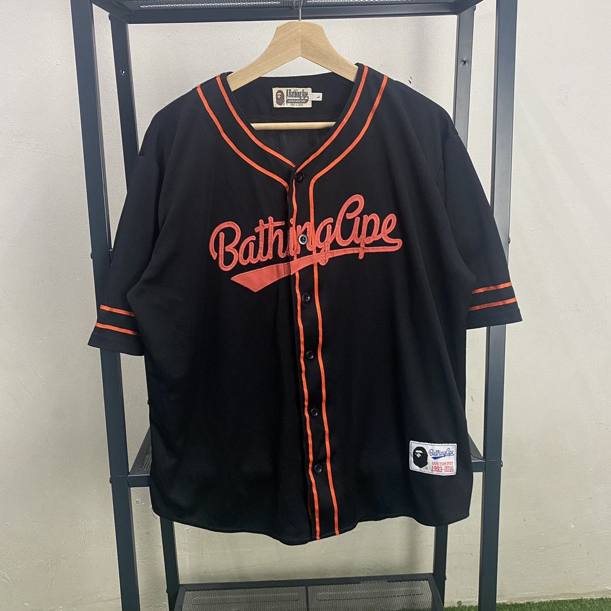 Bape 2016 Bape Team Sport Baseball Jersey Size US L / EU 52-54 / 3 - 1 Thumbnail