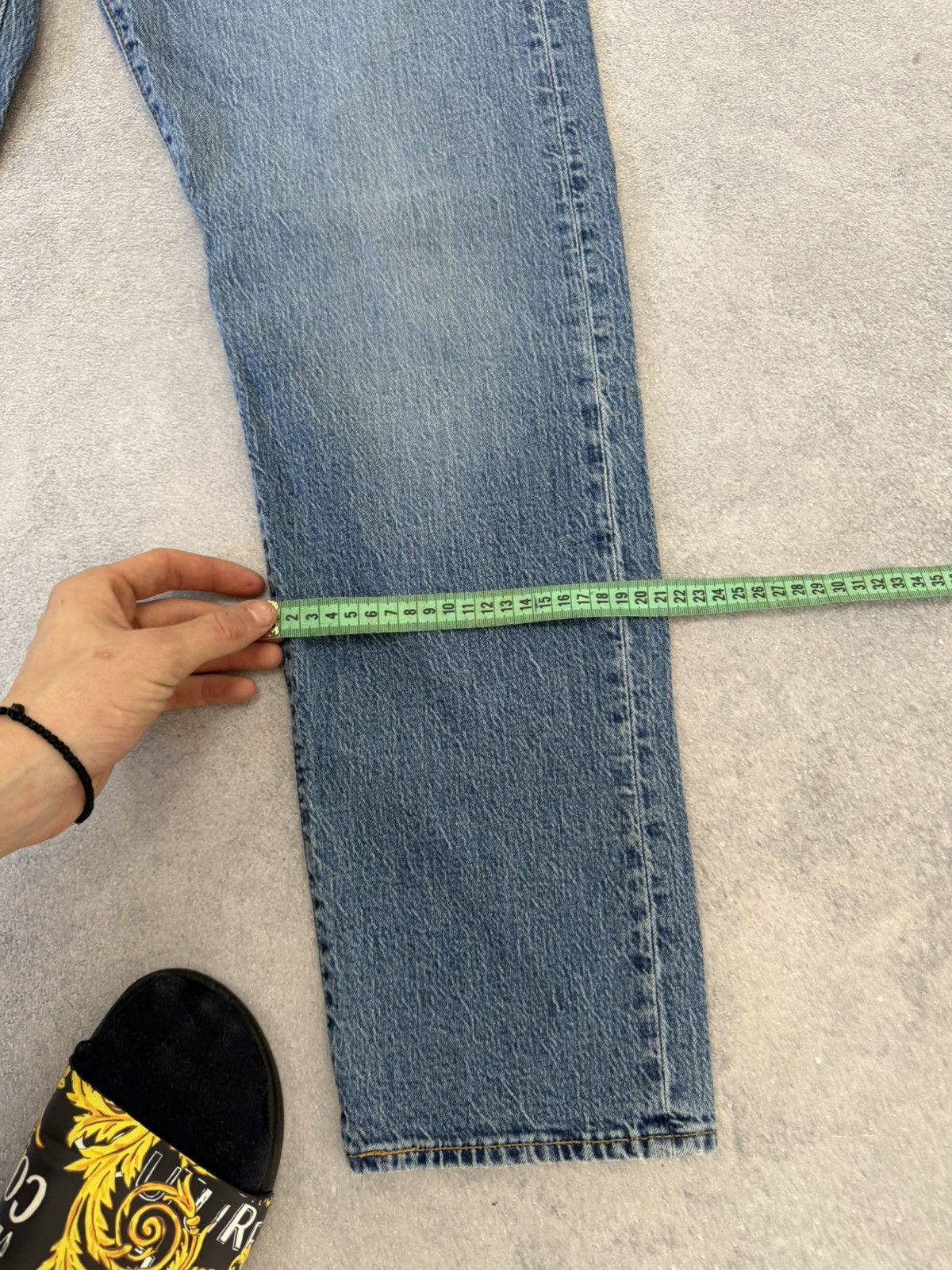 Hedi Slimane Vintage Dior Hedi Slimane Style Washed Denim Jeans Size US 32 / EU 48 - 15 Thumbnail