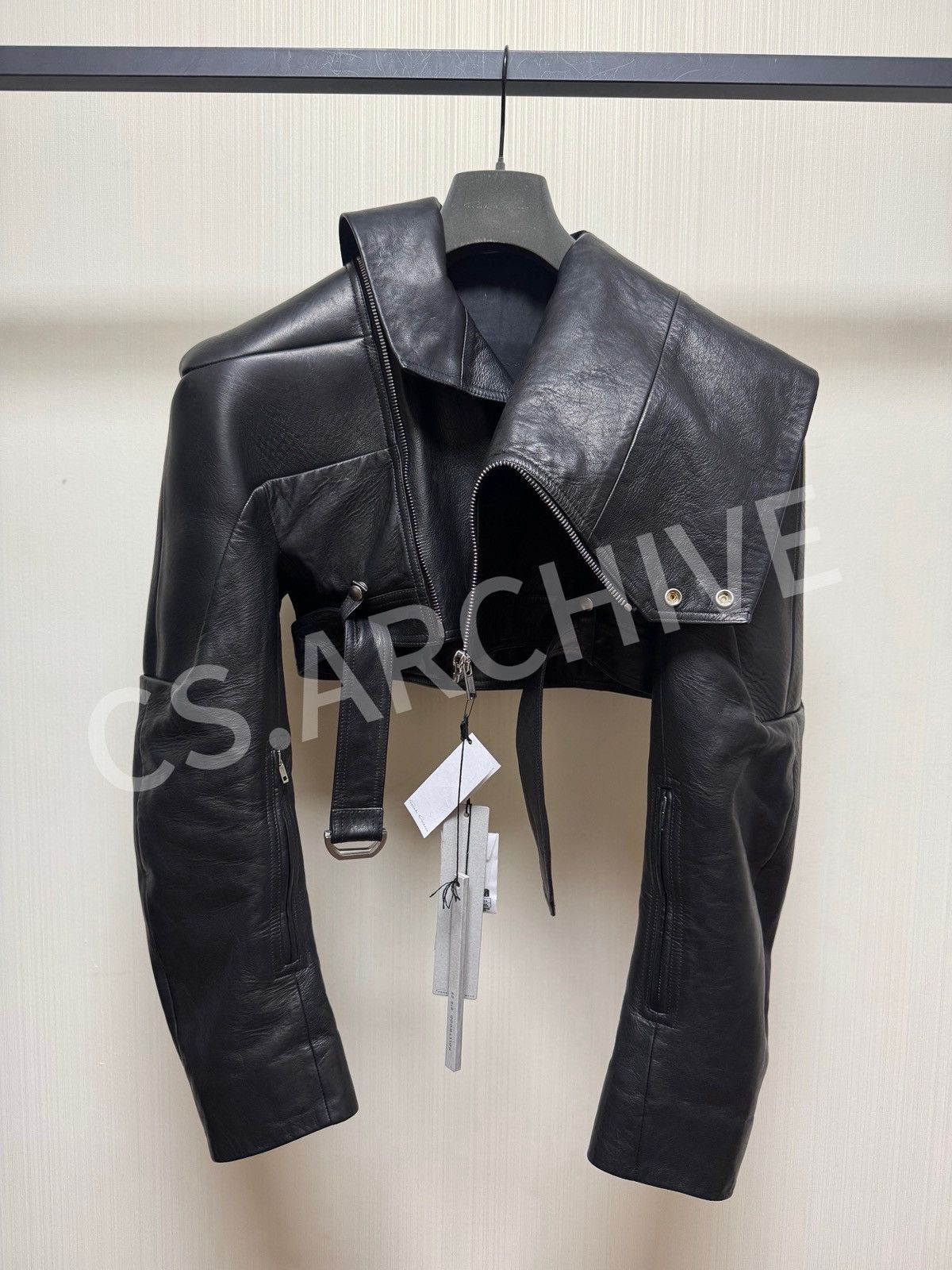 Rick Owens Rick owens 25SS Micro stooges Leather jacket Size US M / EU 48-50 / 2 - 7 Thumbnail