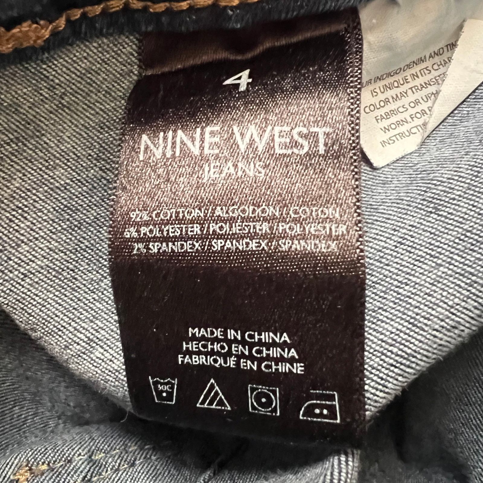 Nine West Nine West High Rise Skinny Uplifter Pull-On Jeans, US4/W29 Size 29" - 5 Thumbnail