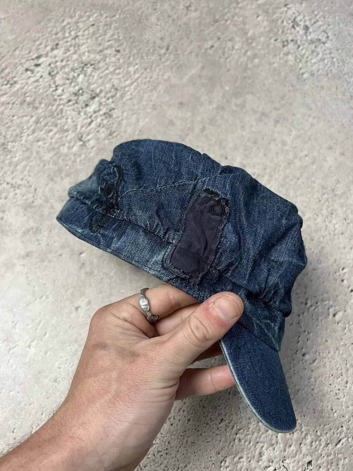 Diesel Vintage diesel japanese denim 90s hat cap Size ONE SIZE - 7 Thumbnail