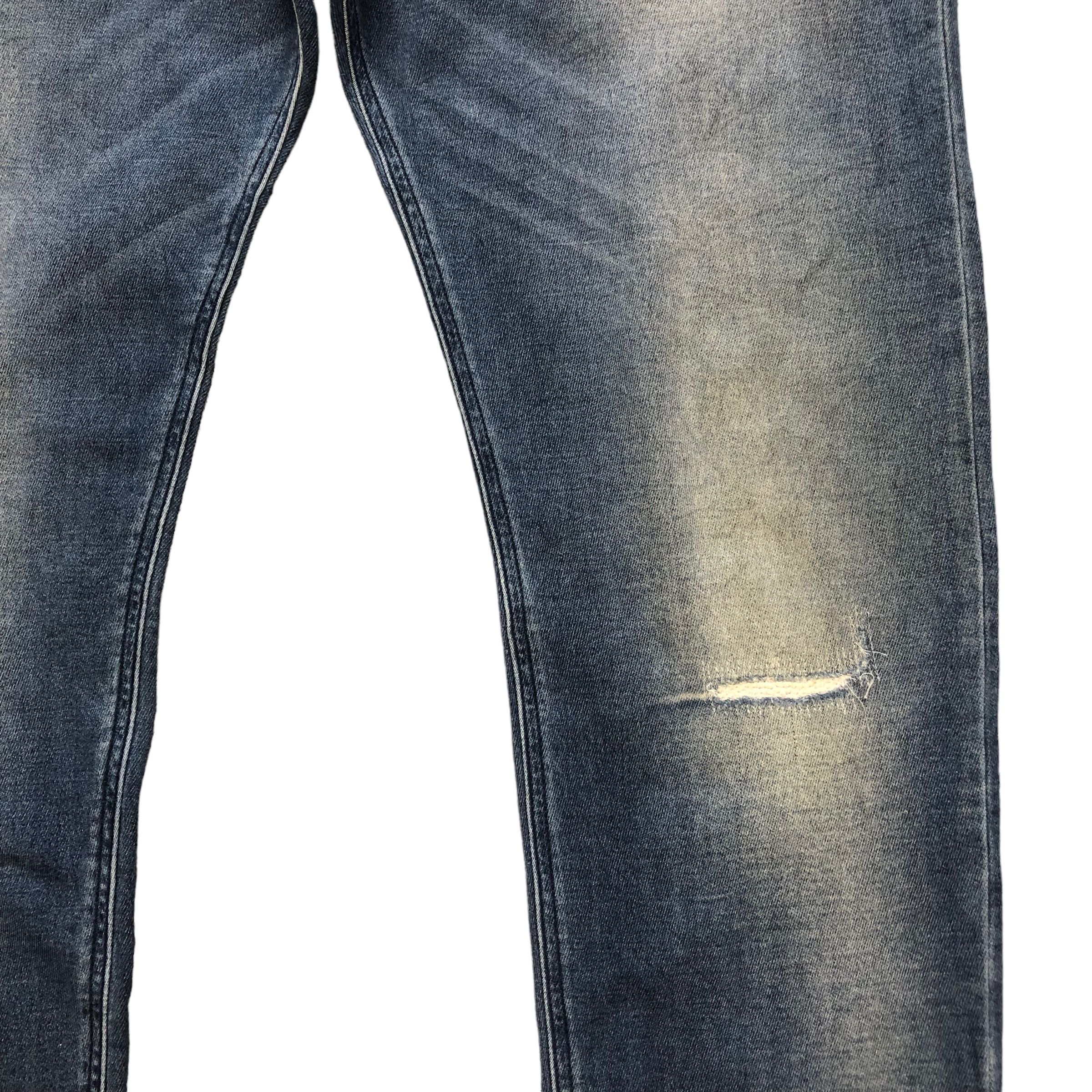 Diesel RARE DIESEL DENIM + SWEATPANTS HYBRID DENIM PANTS #7284-125 Size US 36 / EU 52 - 6 Thumbnail
