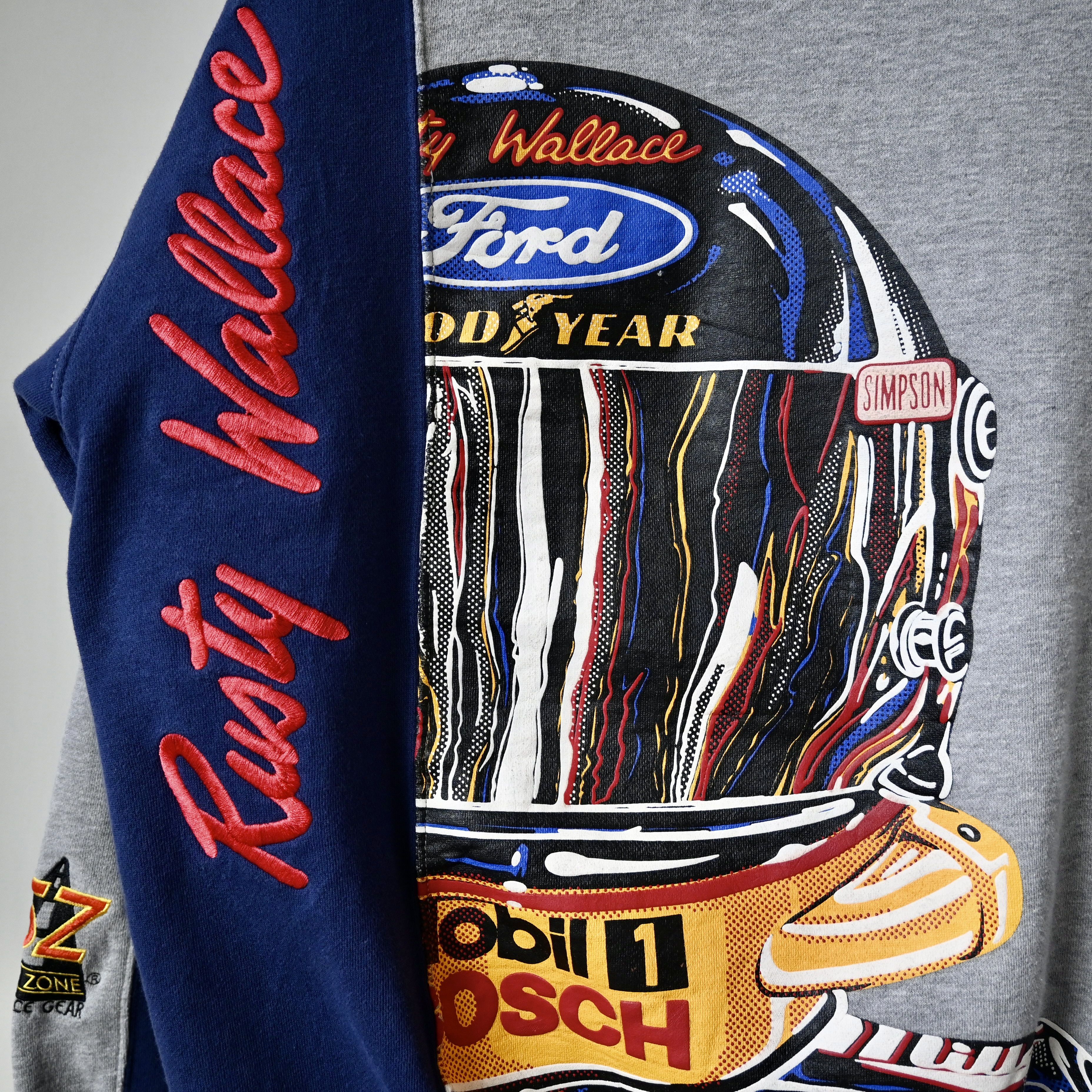 Vintage VTG 1996 Rusty Wallace x miller beer official sweatshirt Size US XL / EU 56 / 4 - 14 Thumbnail