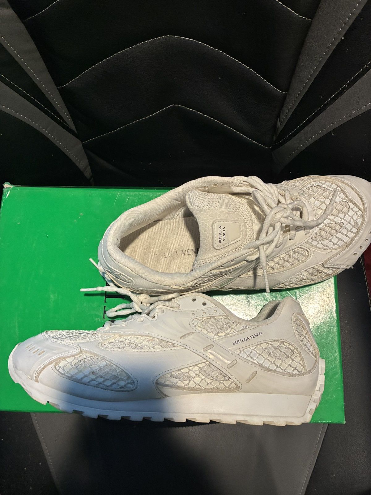 Bottega Veneta Bottega venta all white Size US 10 / EU 43 - 3 Thumbnail