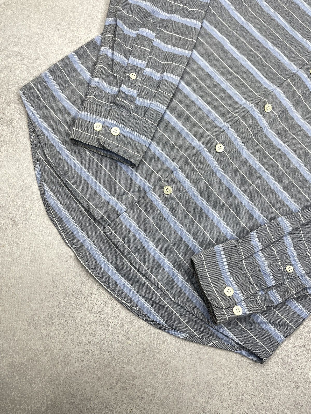 Lacoste Mens Lacoste Shirt Striped Blue Size M Size US M / EU 48-50 / 2 - 4 Thumbnail