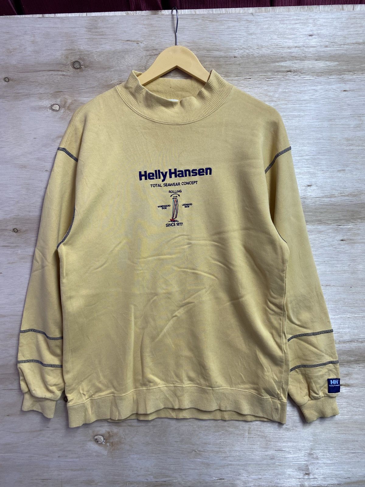 vintage Helly Hansen crewneck sweatshirt embroidered logo