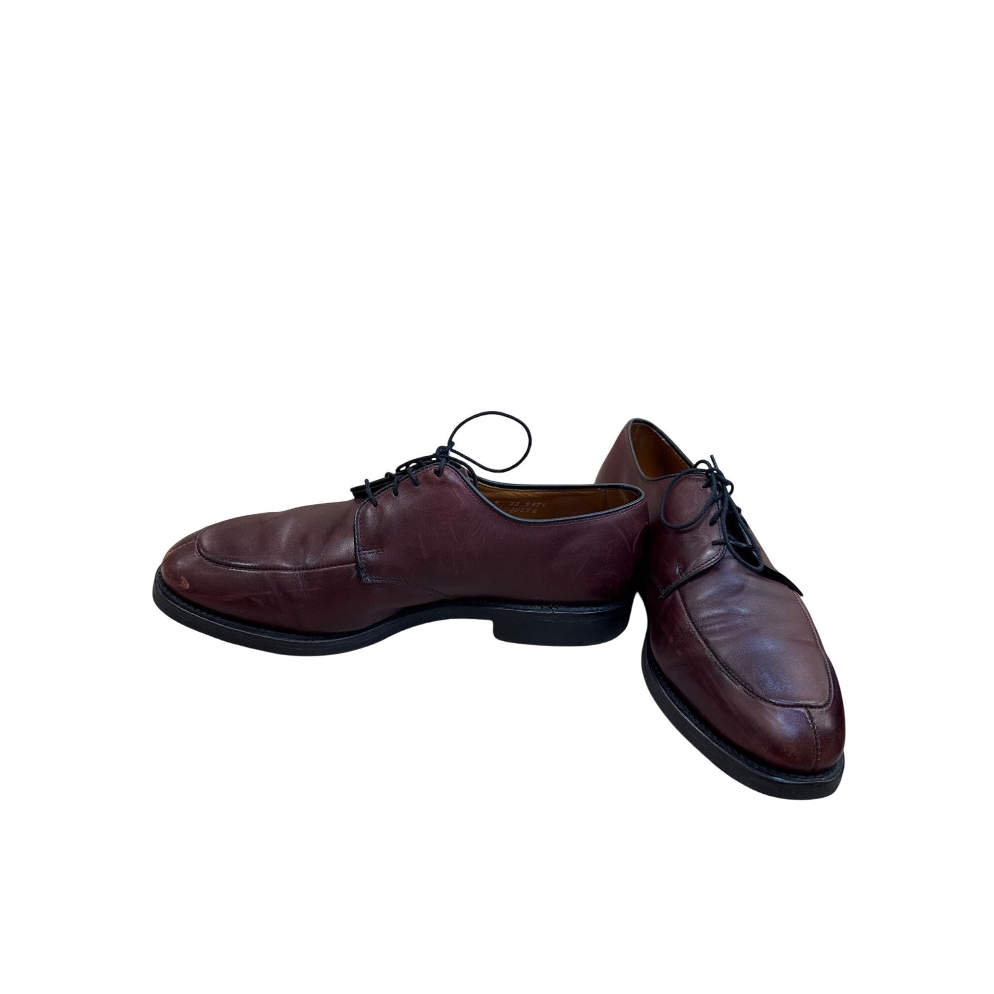 Allen Edmonds Allen Edmonds Kennett Mens Brown Leather Oxford Shoes Size 9 Size US 9 / EU 42 - 3 Thumbnail