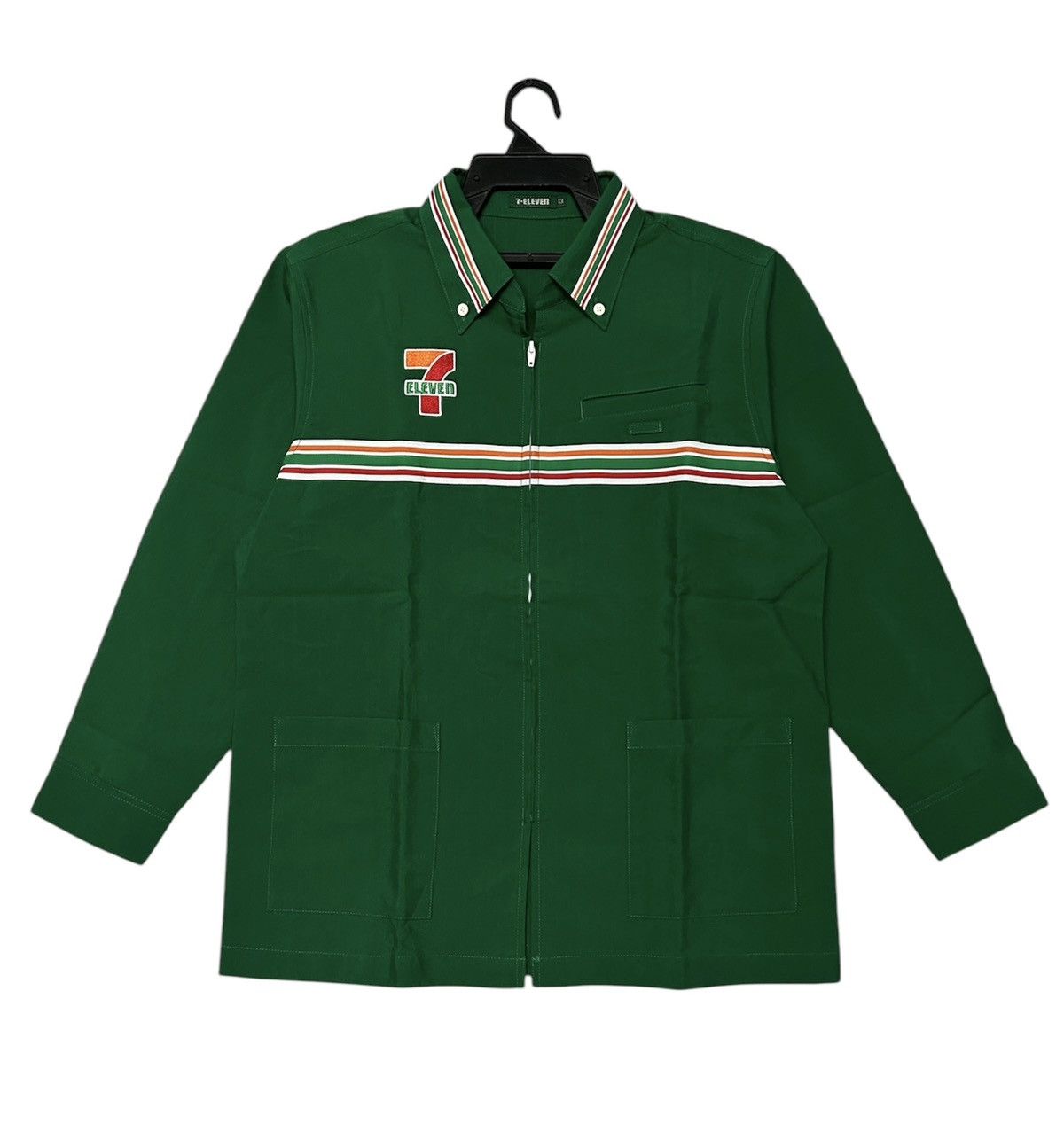 Uniform Wares × Vintage 🔥LAST DROP🔥 7 ELEVEN JAPAN STORE STAFF UNIFORM WORK JACKET Size L / US 10 / IT 46 - 1 Thumbnail