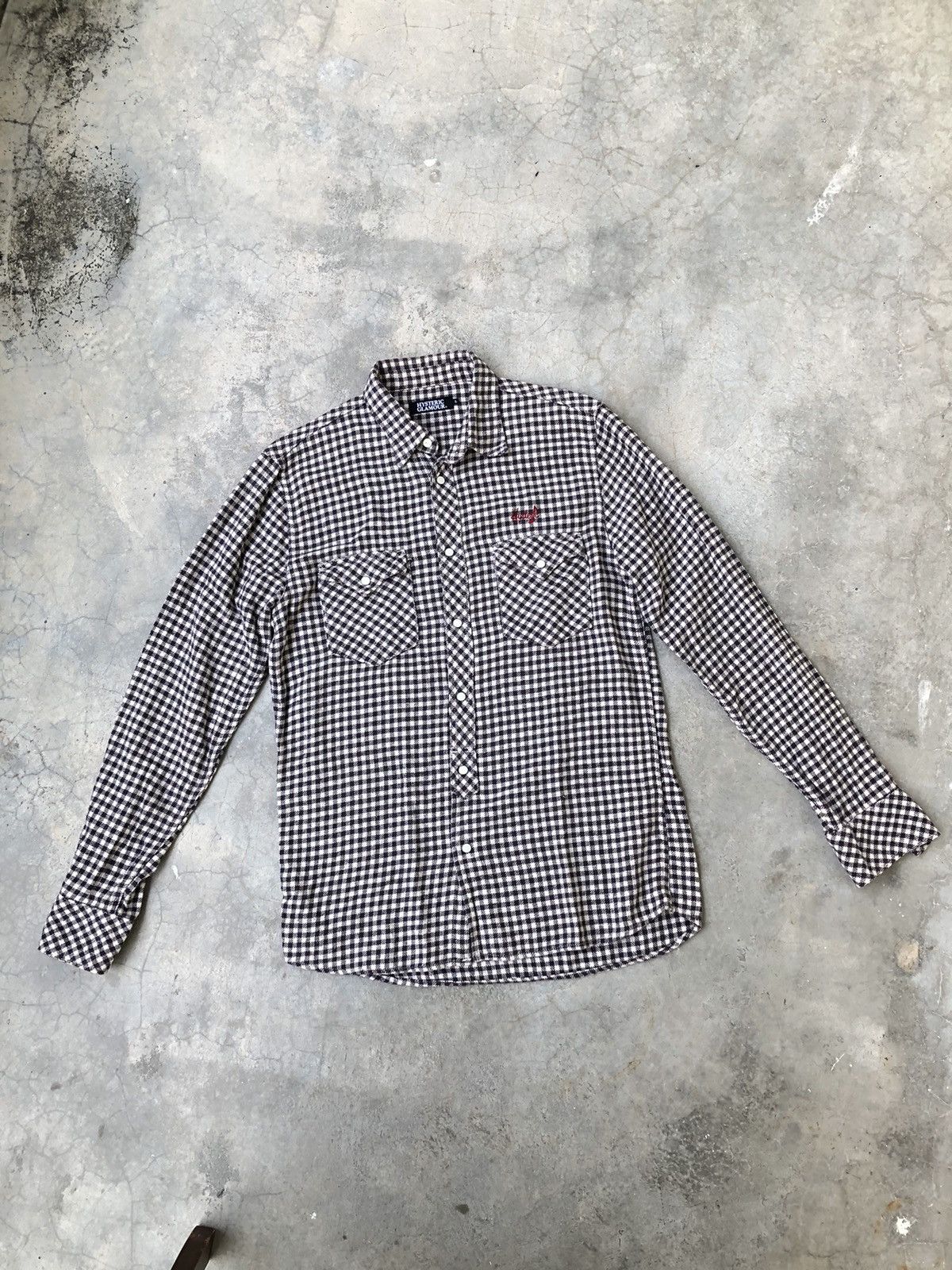 Hysteric Glamour Hysteric Glamour Flannel Black And White Checkered Size US L / EU 52-54 / 3 - 1 Thumbnail
