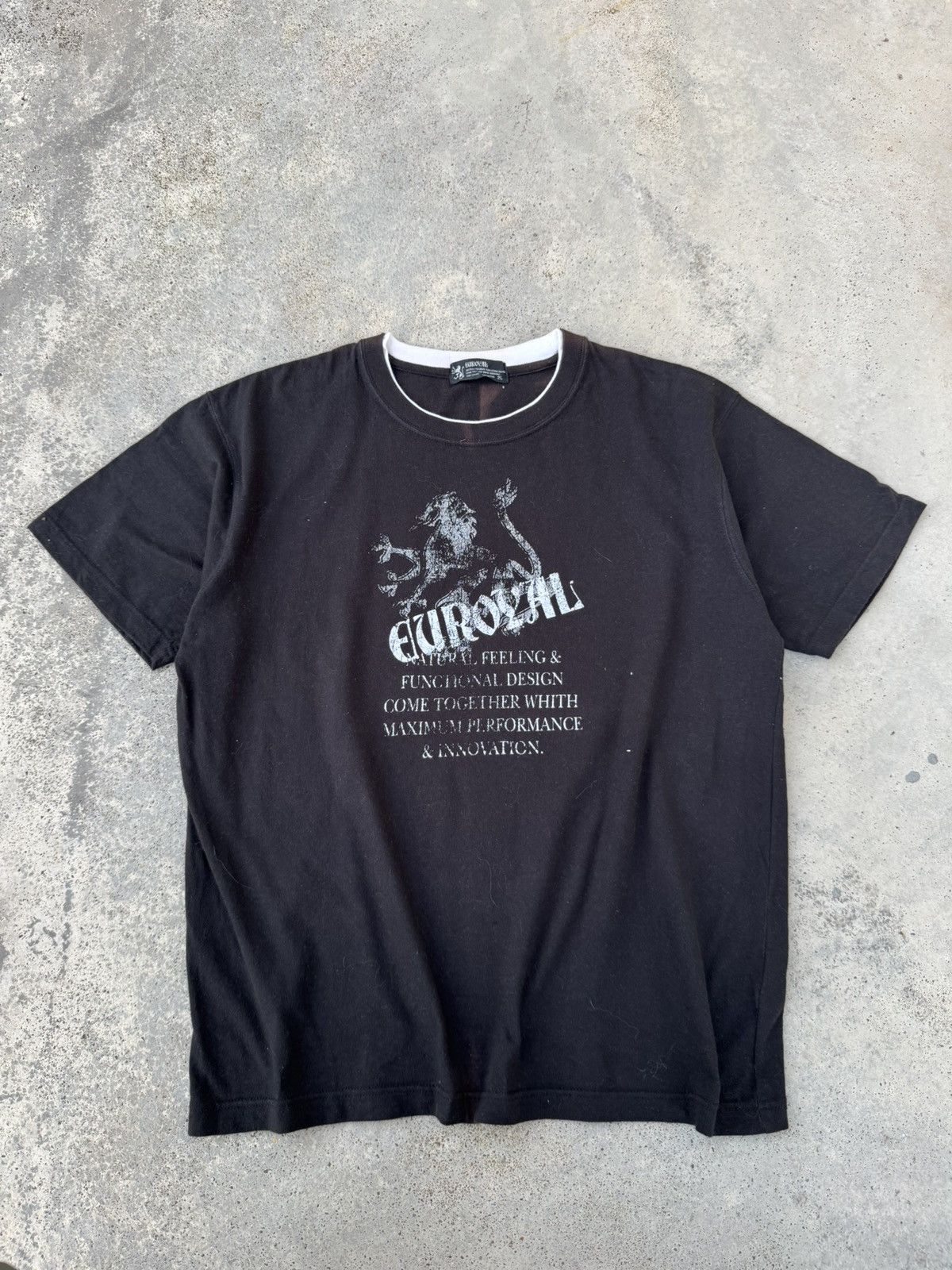 Affliction 2000s Euroyal Grunge Gothic Double Layer Tees Size US M / EU 48-50 / 2 - 1 Thumbnail
