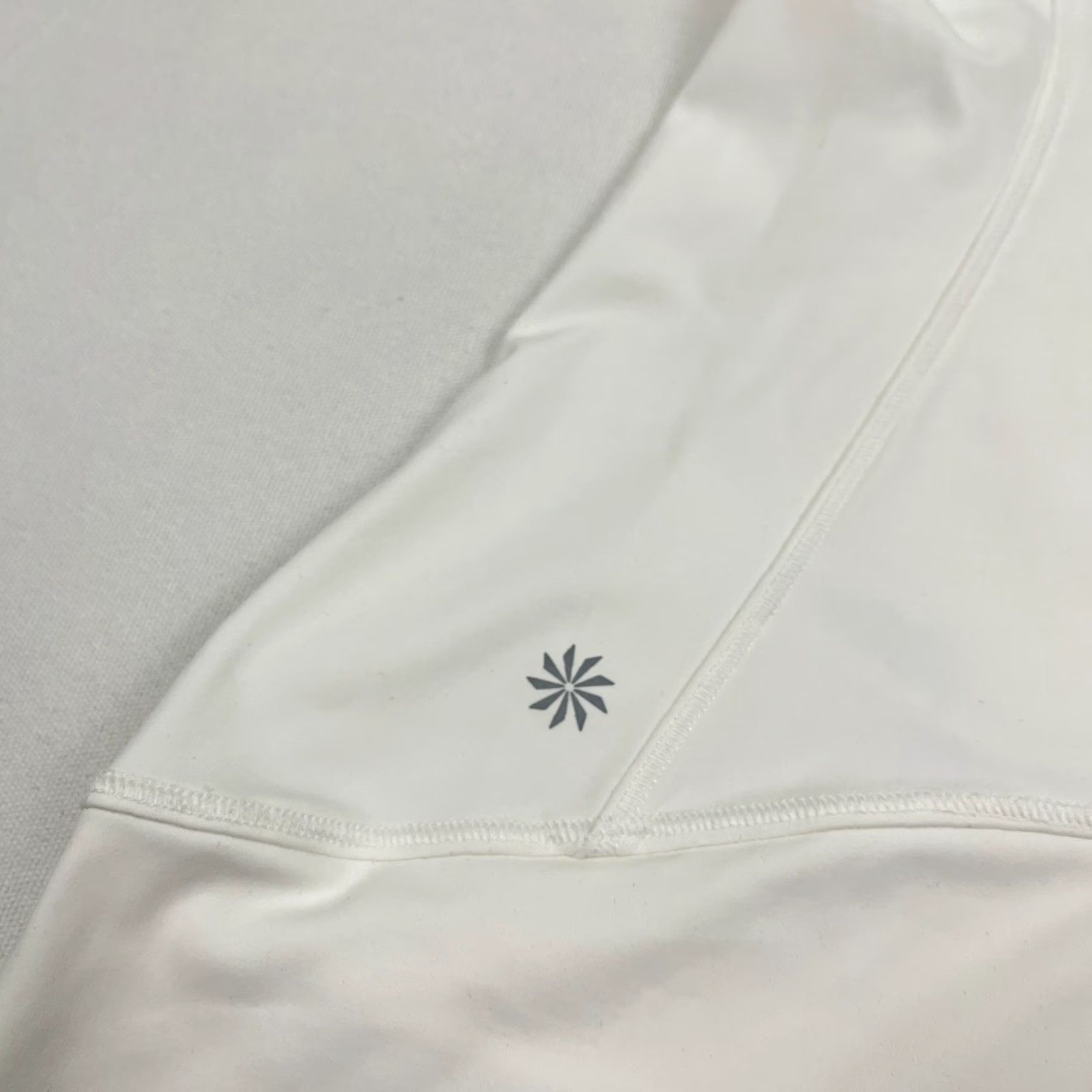 Athleta Athleta Whittier Peak Half Zip Women S White Active Pullover Running Stretch Jacket Size S / US 4 / IT 40 - 3 Thumbnail