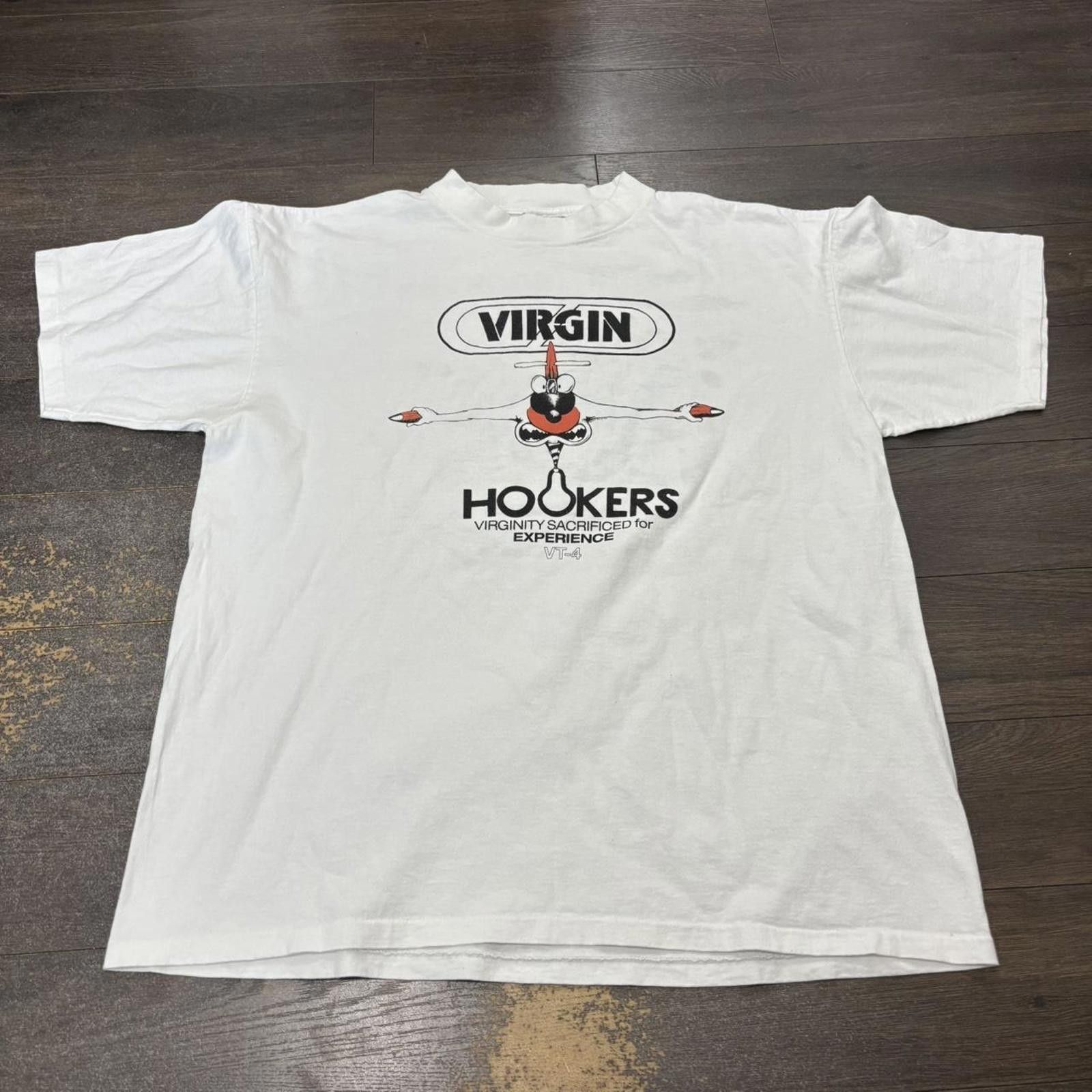 Other virgin hookers virginity sacrificed for experience t shirt Size US XL / EU 56 / 4 - 3 Thumbnail