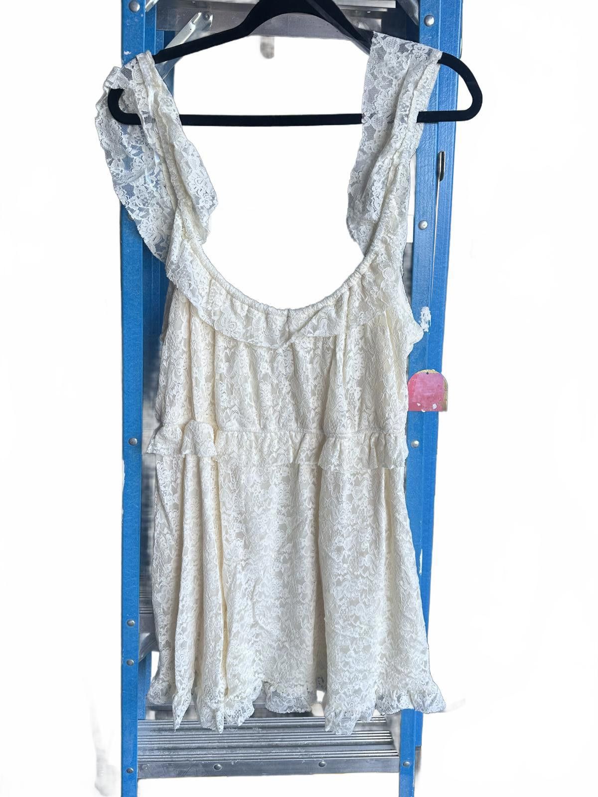 Designer Charming Lace Detail Dress by Arula Size XL / US 12-14 / IT 48-50 - 1 Thumbnail