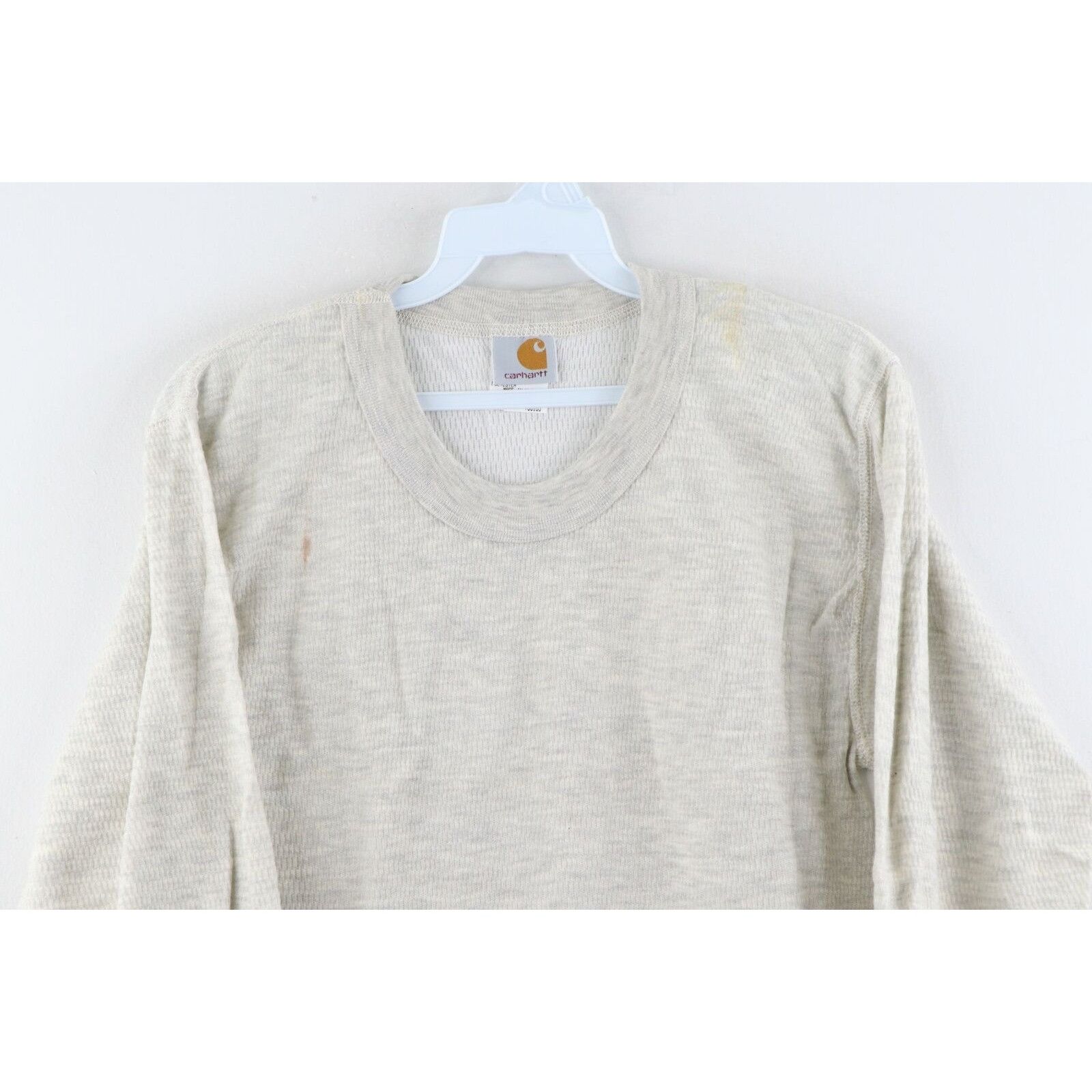 Carhartt NOS Vintage 90s Carhartt Thermal Waffle Knit T-Shirt Size US M / EU 48-50 / 2 - 2 Thumbnail