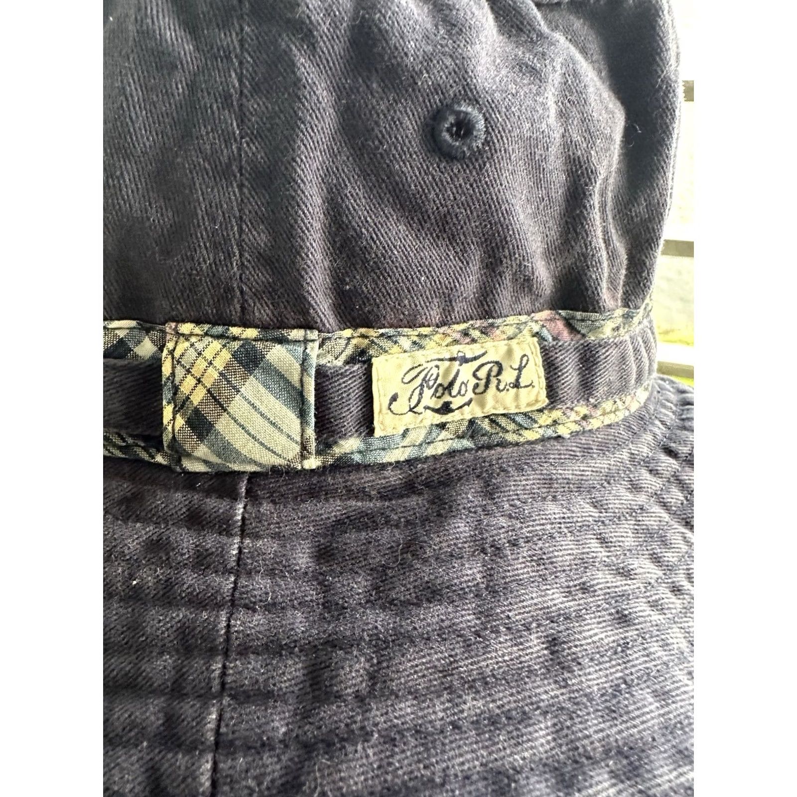 Polo Ralph Lauren VINTAGE Polo Ralph Lauren Bucket Hat S/M Blue 90s Fisherman Plaid Casual Travel Mens RARE Size US S / EU 44-46 / 1 - 2 Thumbnail