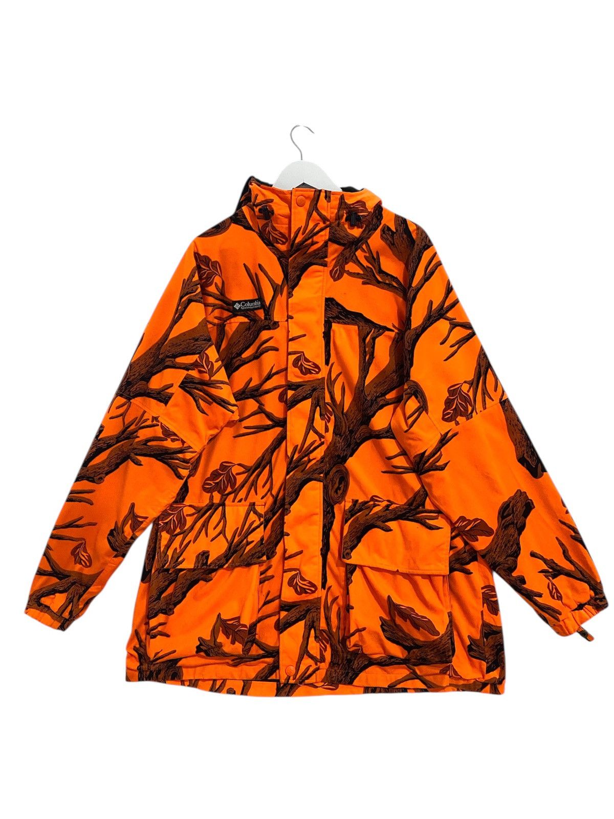 Columbia × Vintage Vintage Columbia Camouflage Hunting hoodie Jacket Size US XL / EU 56 / 4 - 1 Thumbnail