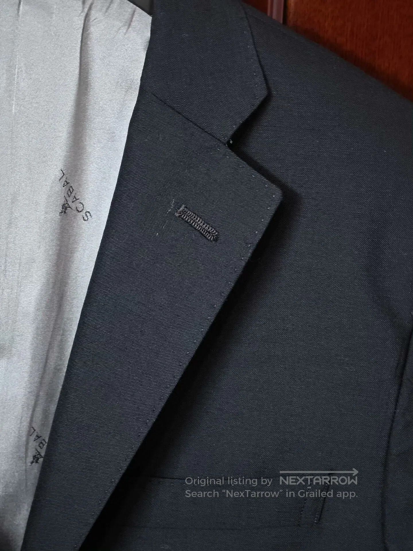 SCABAL SCABAL Black Custom Suit Jacket. Size US M / EU 48-50 / 2 - 2 Thumbnail