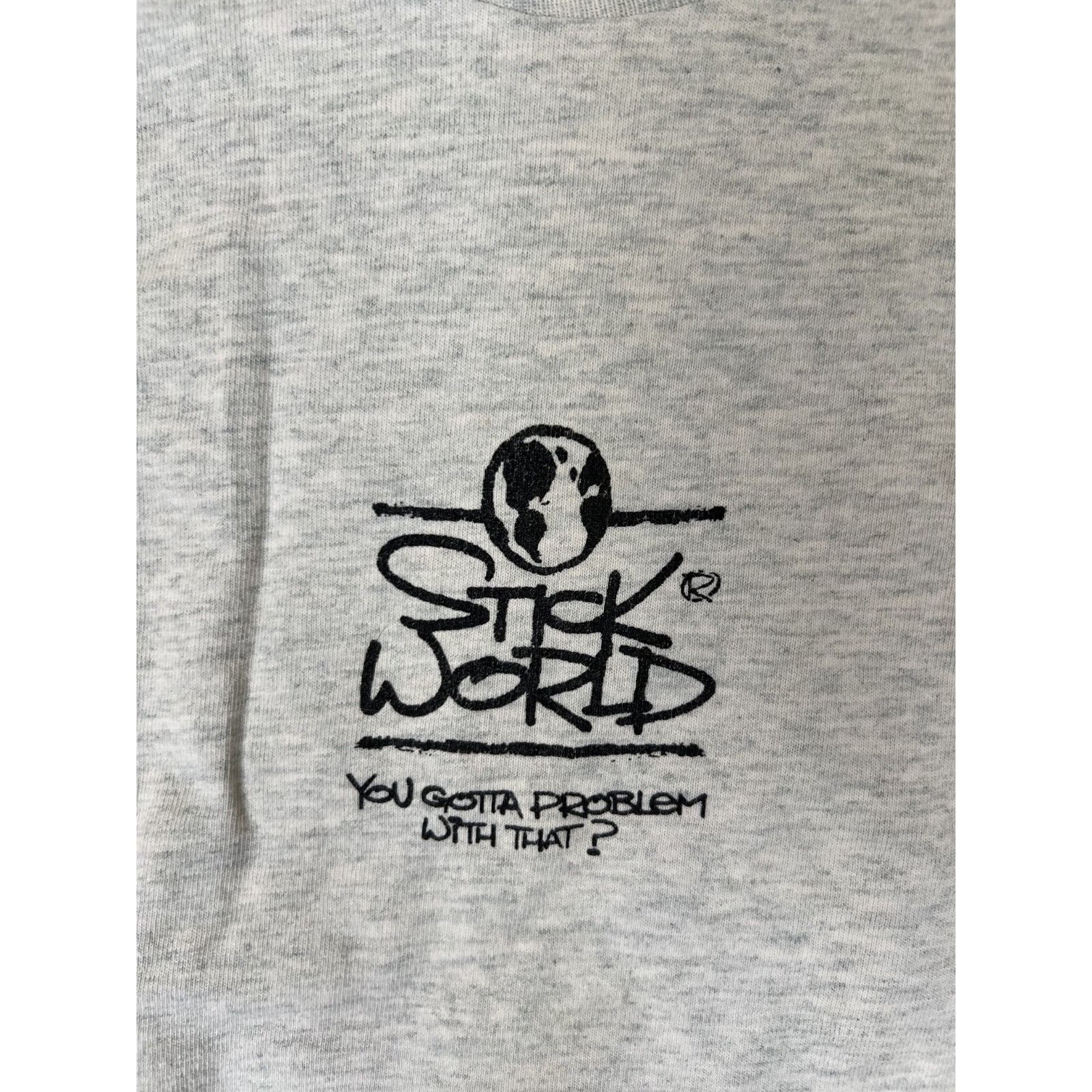 Other Vintage Stick World T-Shirt "Girls Rule" Size Large Single S Size US L / EU 52-54 / 3 - 3 Thumbnail