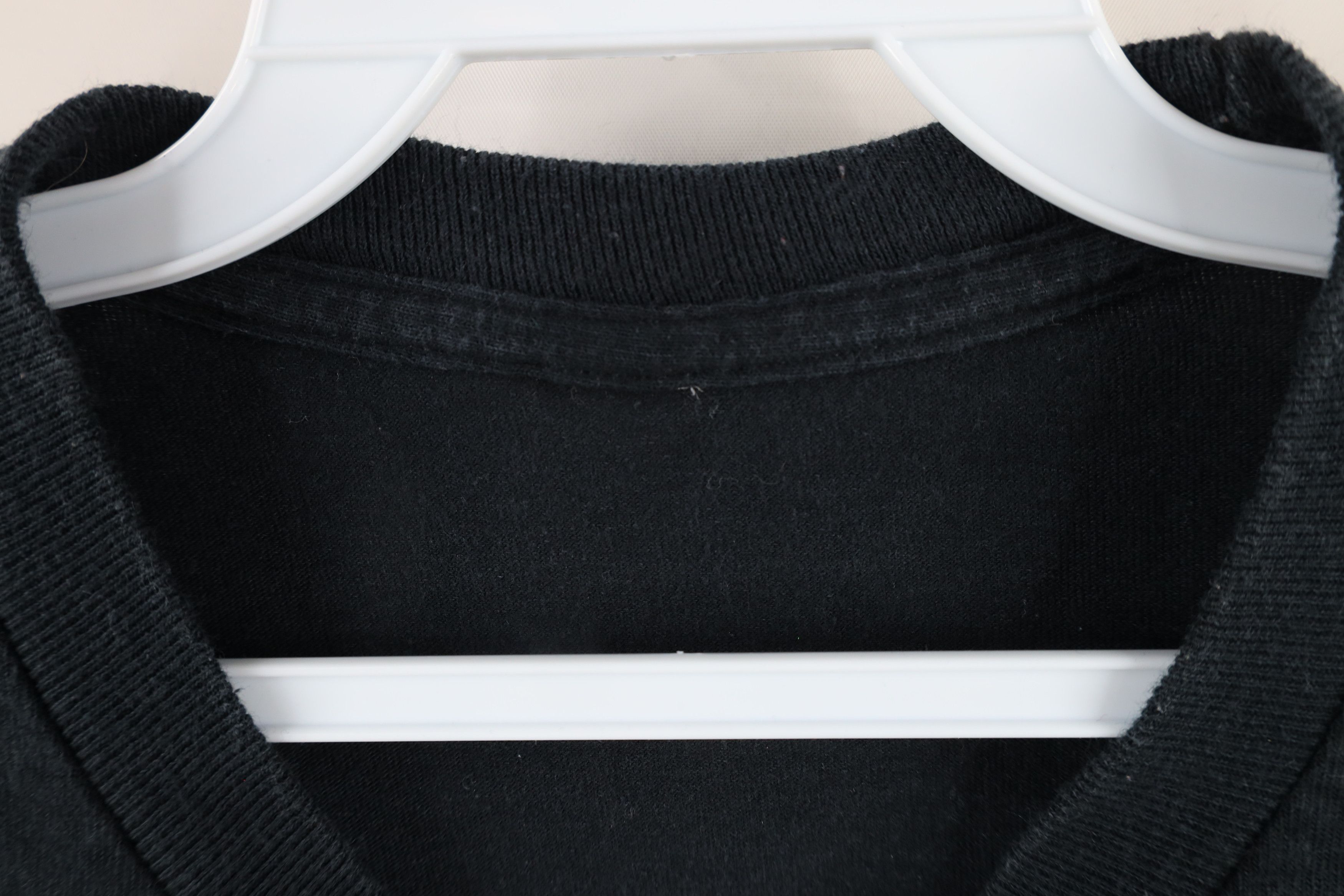 Vintage Vintage 90s Streetwear Long Sleeve Cotton T-Shirt Black Size US XL / EU 56 / 4 - 8 Thumbnail