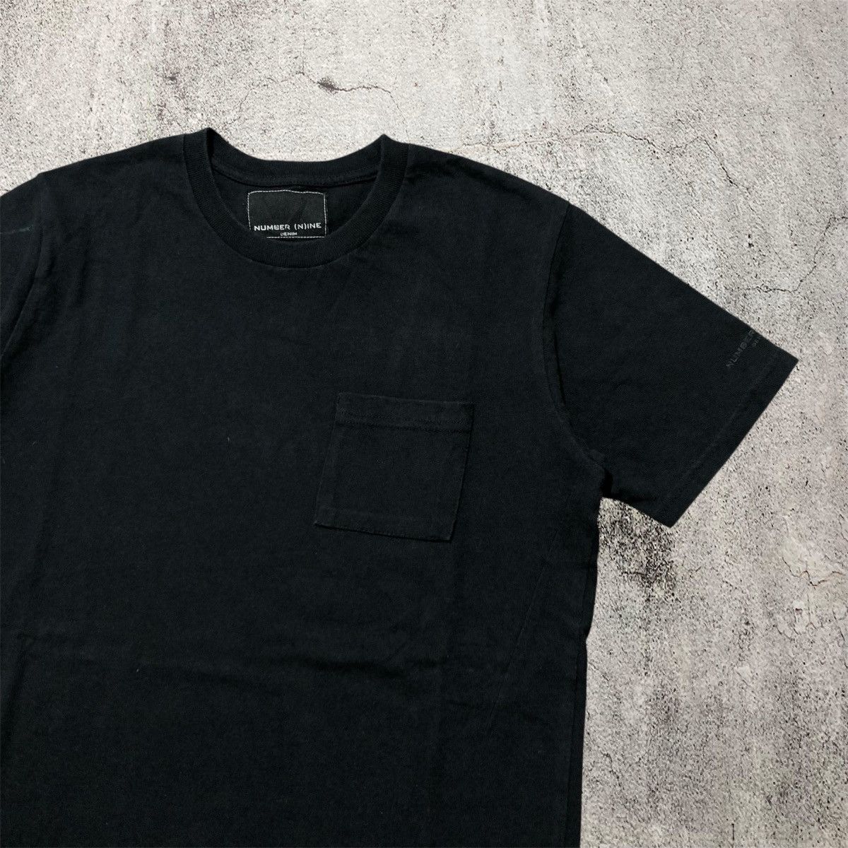 Number (N)ine Number (N)ine Denim / Travis Flacko Scott 2 Tone Pocket Tee Size US S / EU 44-46 / 1 - 2 Thumbnail