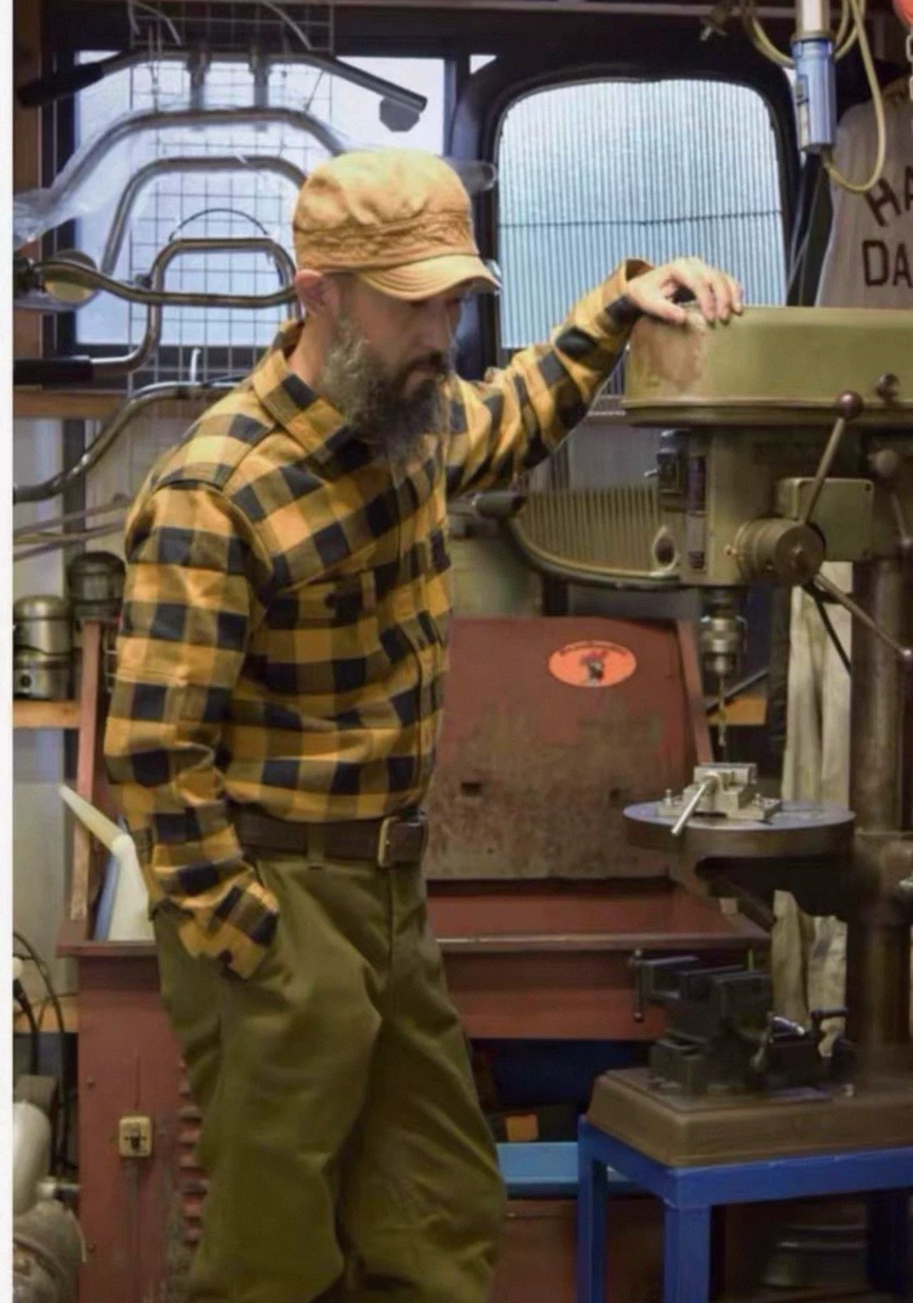 Freewheelers Freewheelers Japanese Flannel Work Shirt Near New Size US S / EU 44-46 / 1 - 1 Thumbnail