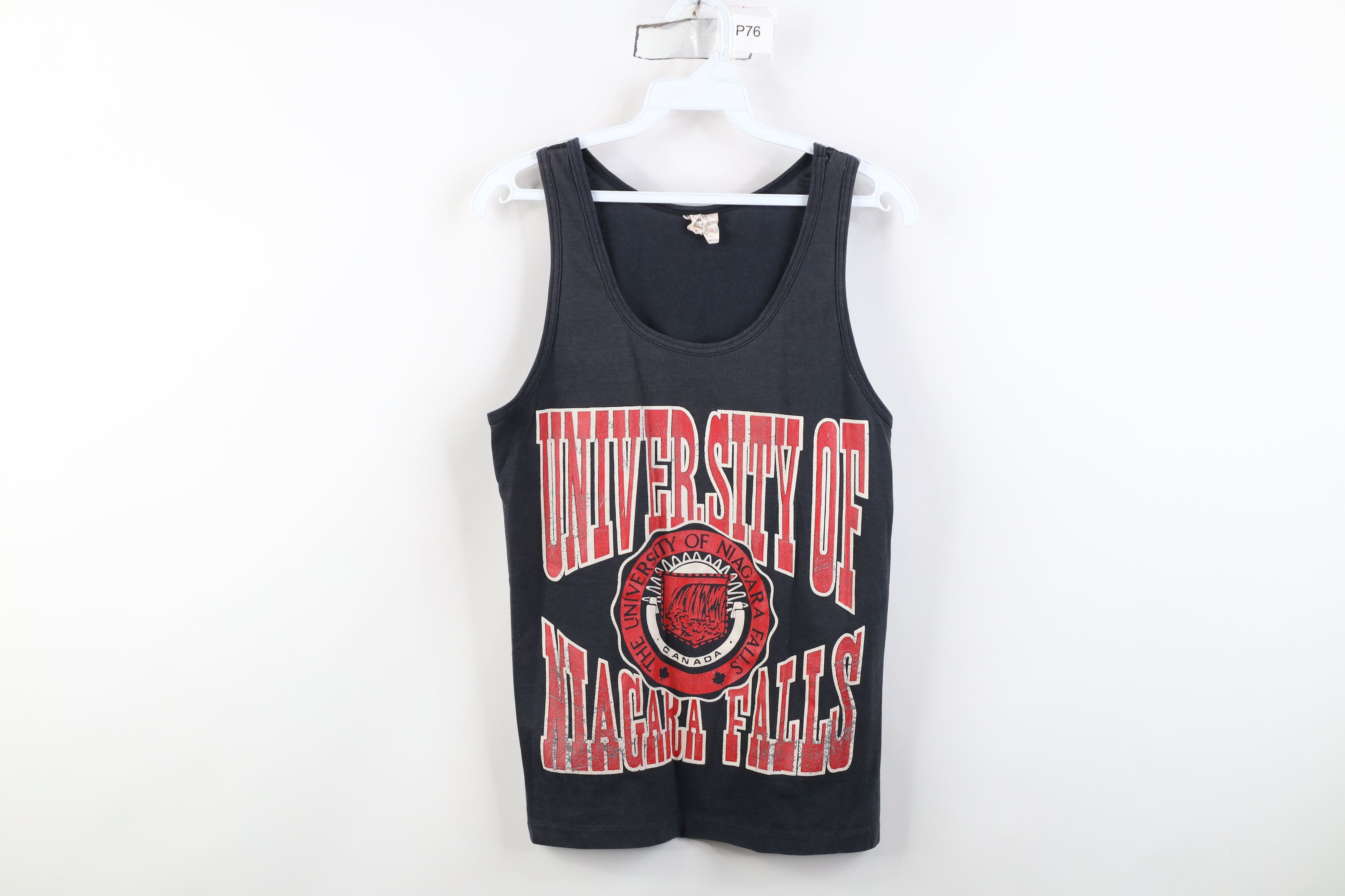 Vintage Vintage 90s University of Niagara Falls Tank Top T-Shirt Size S / US 4 / IT 40 - 1 Thumbnail