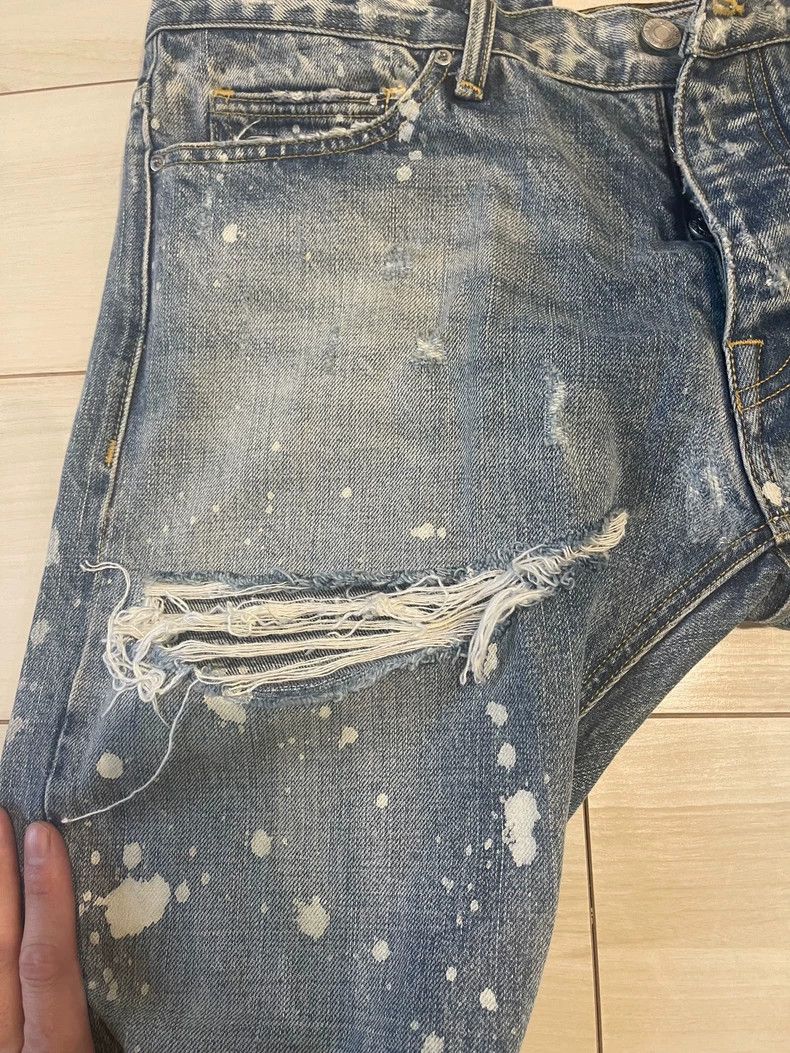 Fear of God Fear of God Splashed blue jeans Size US 32 / EU 48 - 2 Thumbnail