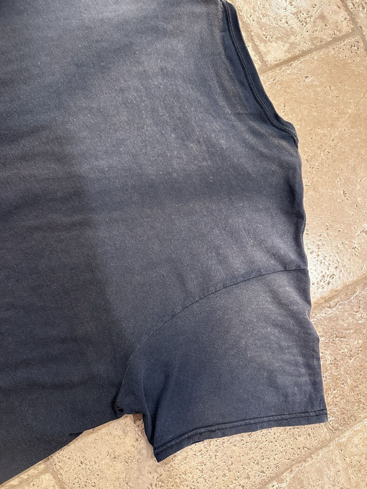 StraightFaded Vintage Blank Faded Black Late 90s Tee Size US XL / EU 56 / 4 - 12 Thumbnail