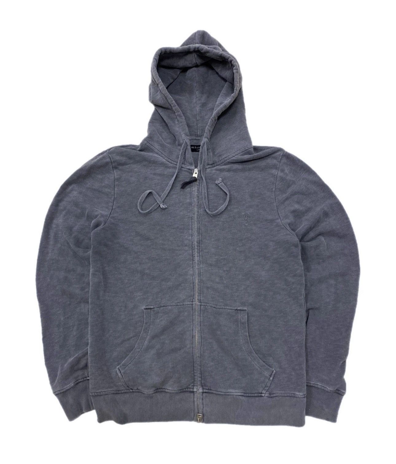 Allsaints Allsaints Zip Hoodie Japan Style Gray Mens L Size Size US L / EU 52-54 / 3 - 1 Thumbnail