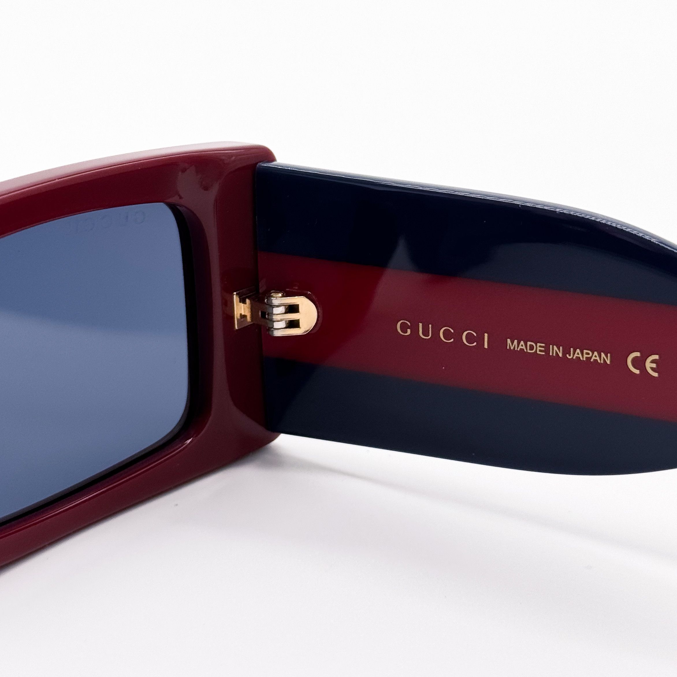 Gucci NEW GUCCI GG1860S 003 BURGUNDY/BLUE UNISEX SUNGLASSES GUCCI Size ONE SIZE - 8 Thumbnail