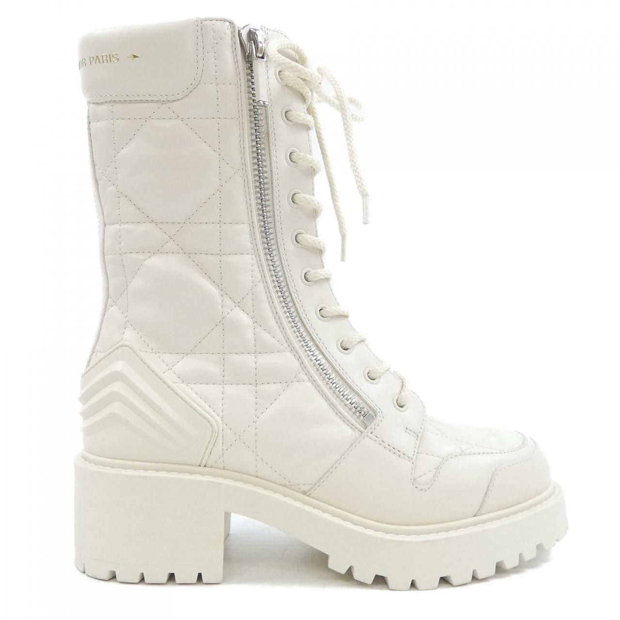 Dior Dior Christian Dior Cannage Quilting Calfskin Boots Leather Shoes KDI733CQC DUTY FREE for USA Size ONE SIZE - 1 Thumbnail