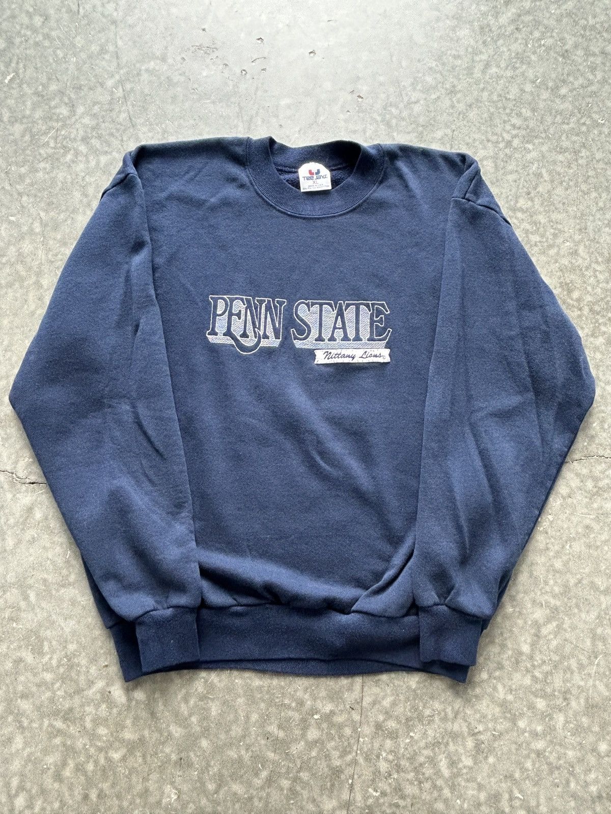 Vintage Vintage 90s Penn State University Embroidered Sweatshirt Size US L / EU 52-54 / 3 - 1 Thumbnail