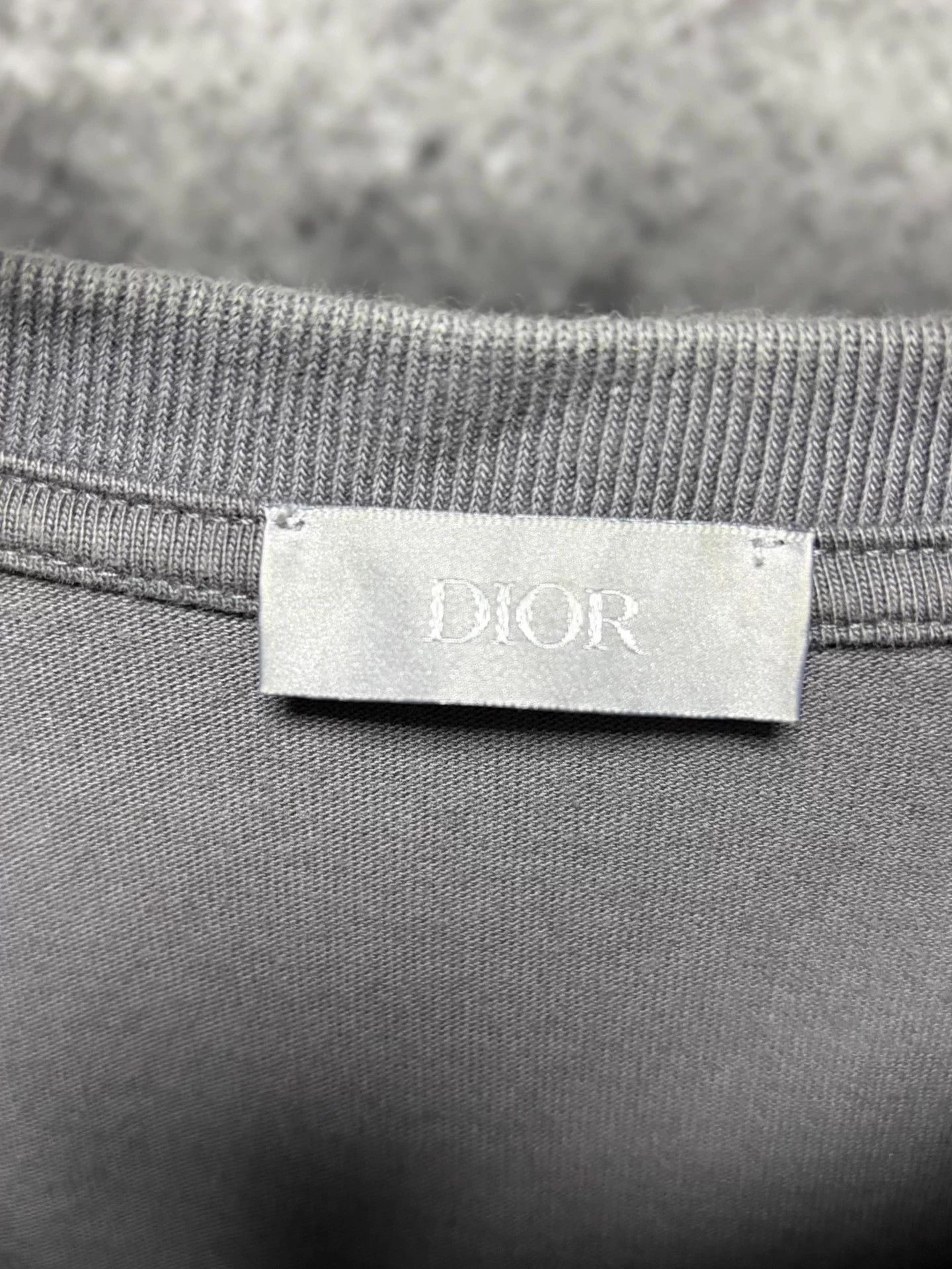 Dior Dior x Travis Scott L Gray Splatter Tee Size US L / EU 52-54 / 3 - 3 Thumbnail