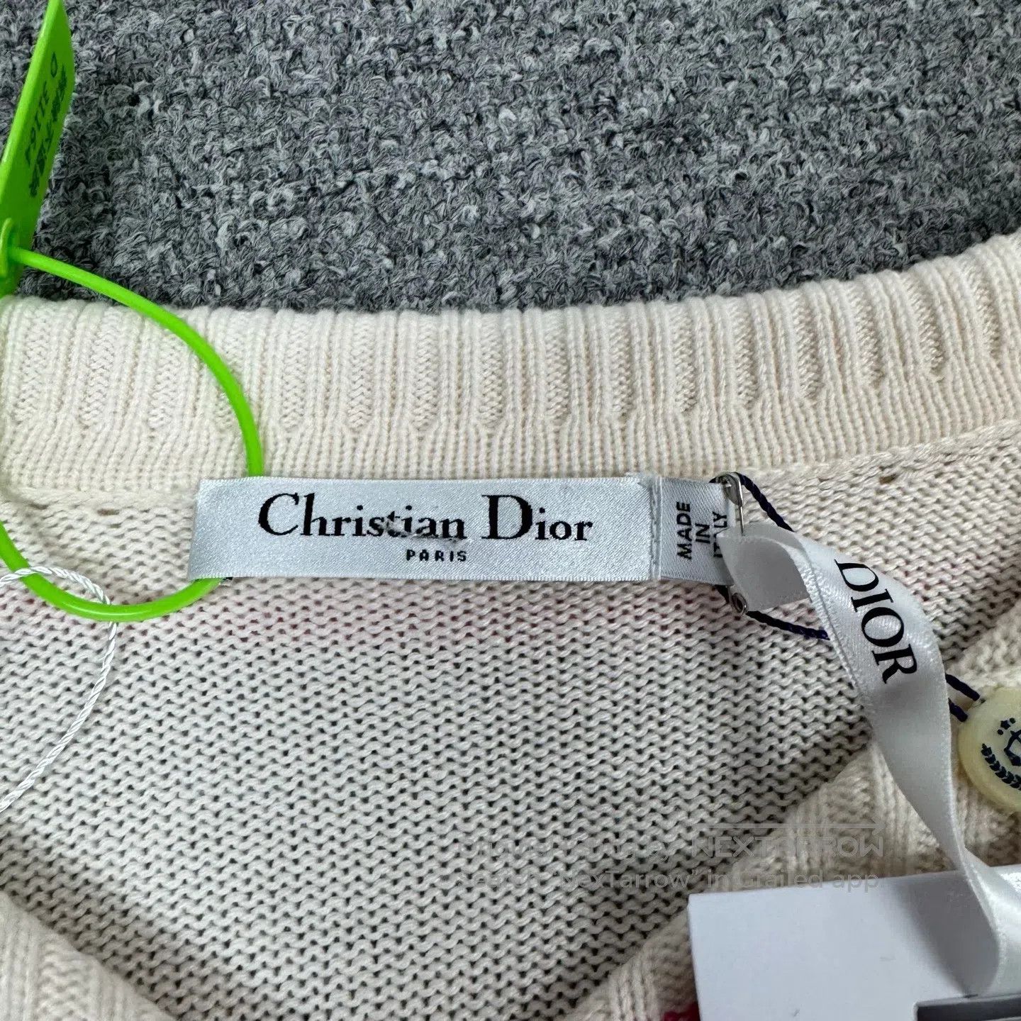 Dior Dior Large logo cashmere knit sweater| Size L / US 10 / IT 46 - 7 Thumbnail