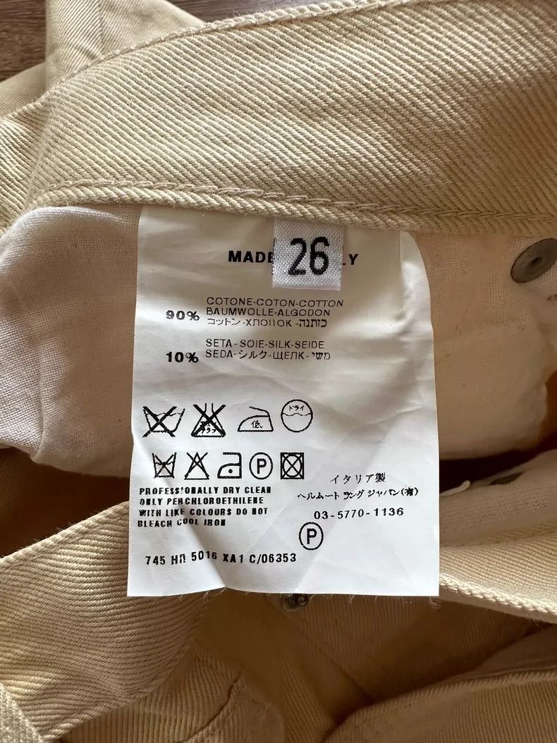 Helmut Lang HELMUT LANG Off-white slacks Size US 26 / EU 42 - 3 Thumbnail