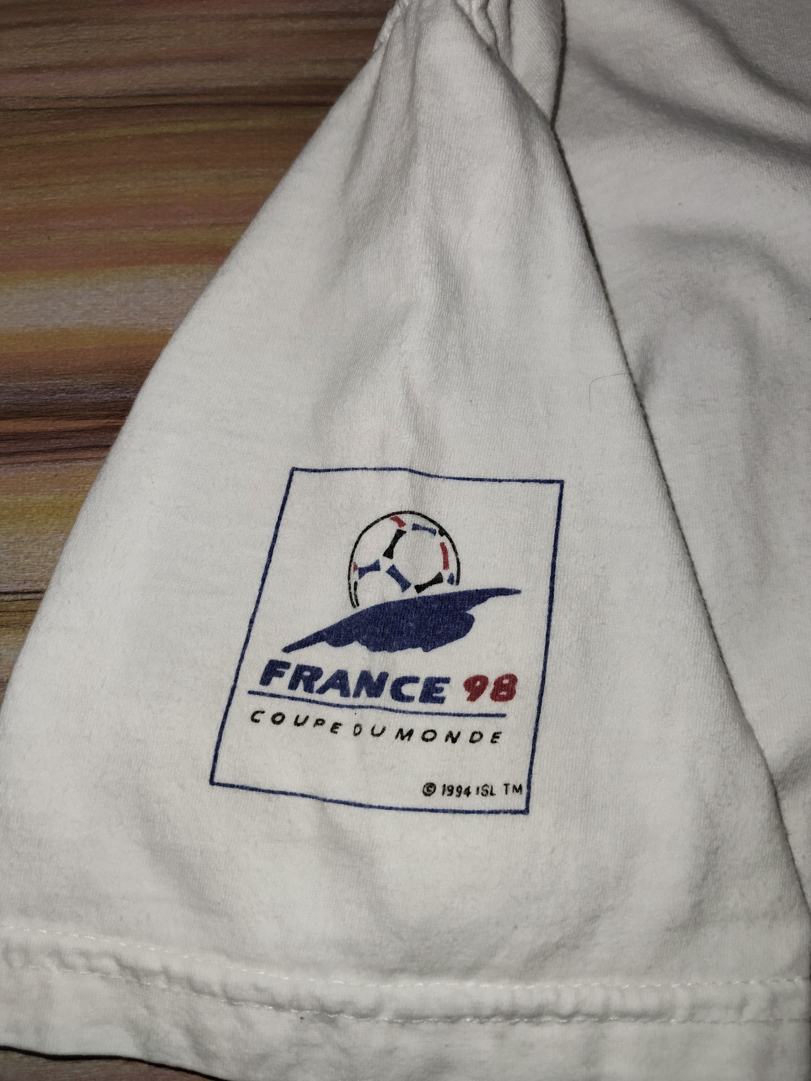 Vintage Vintage FRANCE WORLD CUP 1998 Size US M / EU 48-50 / 2 - 6 Thumbnail