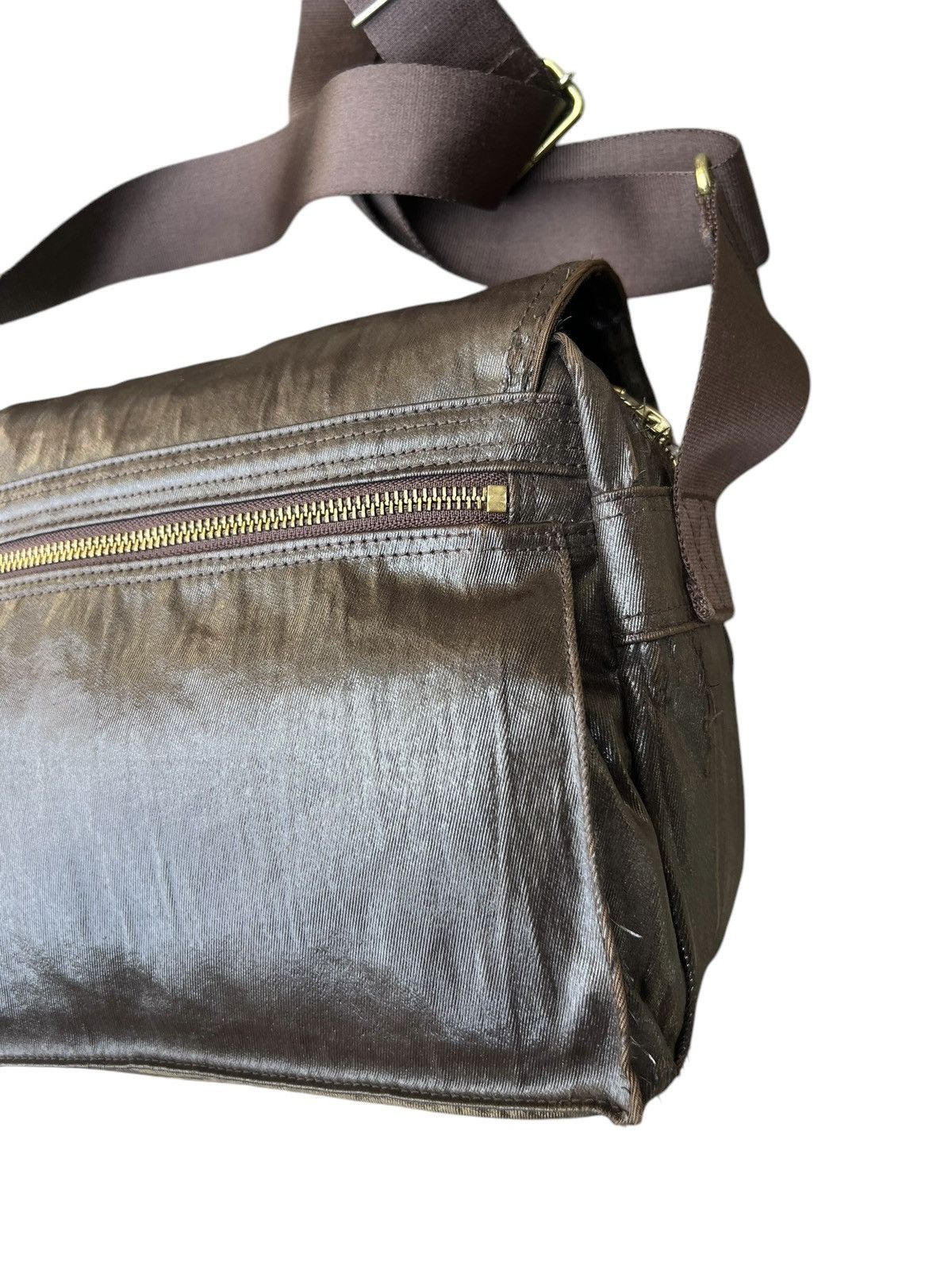 Porter Vintage Porter Yoshida Distressed Coated Messenger Bag Size ONE SIZE - 9 Thumbnail