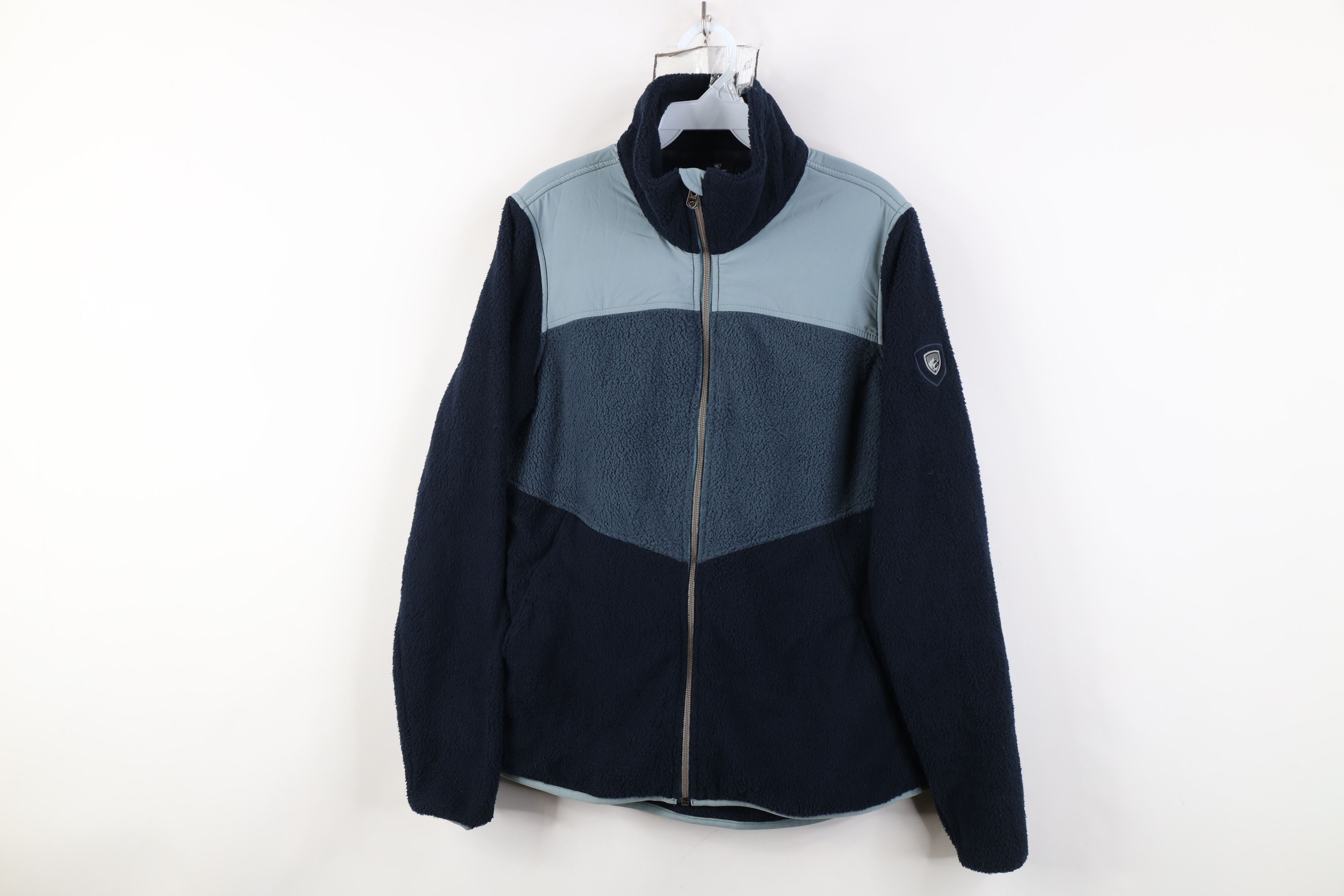 Kuhl Kuhl Mountain Color Block Prism Full Zip Fleece Jacket Blue Size L / US 10 / IT 46 - 1 Thumbnail