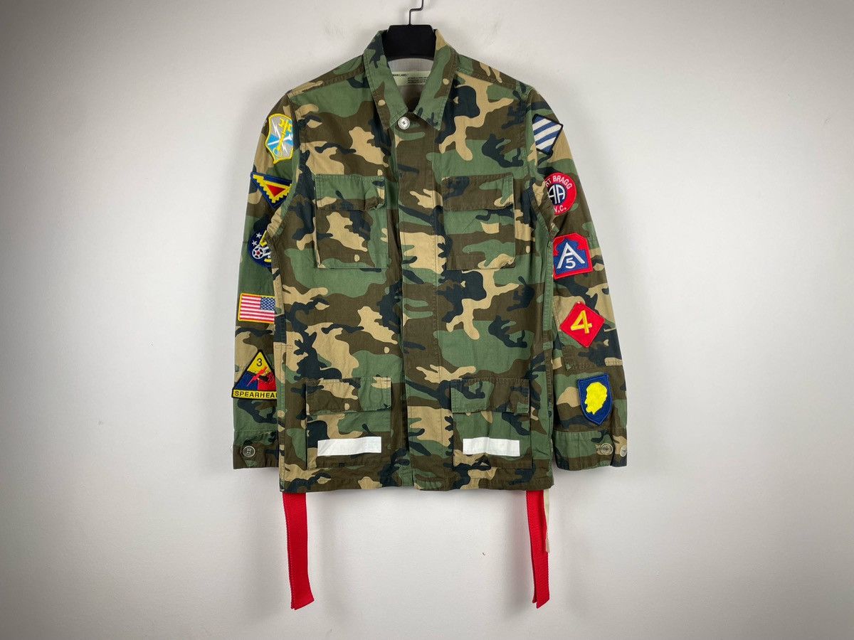 Off-White Off-White Badges Camo Jacket Size US XS / EU 42 / 0 - 5 Thumbnail