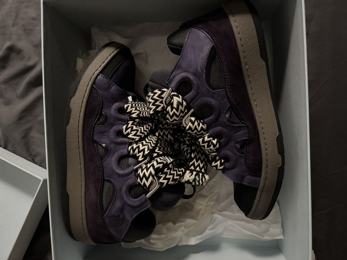 Lanvin LANVIN CURB SNEAKER VNDS SIZE 9 PURPLE/GRAY Size US 9 / EU 42 - 1 Thumbnail