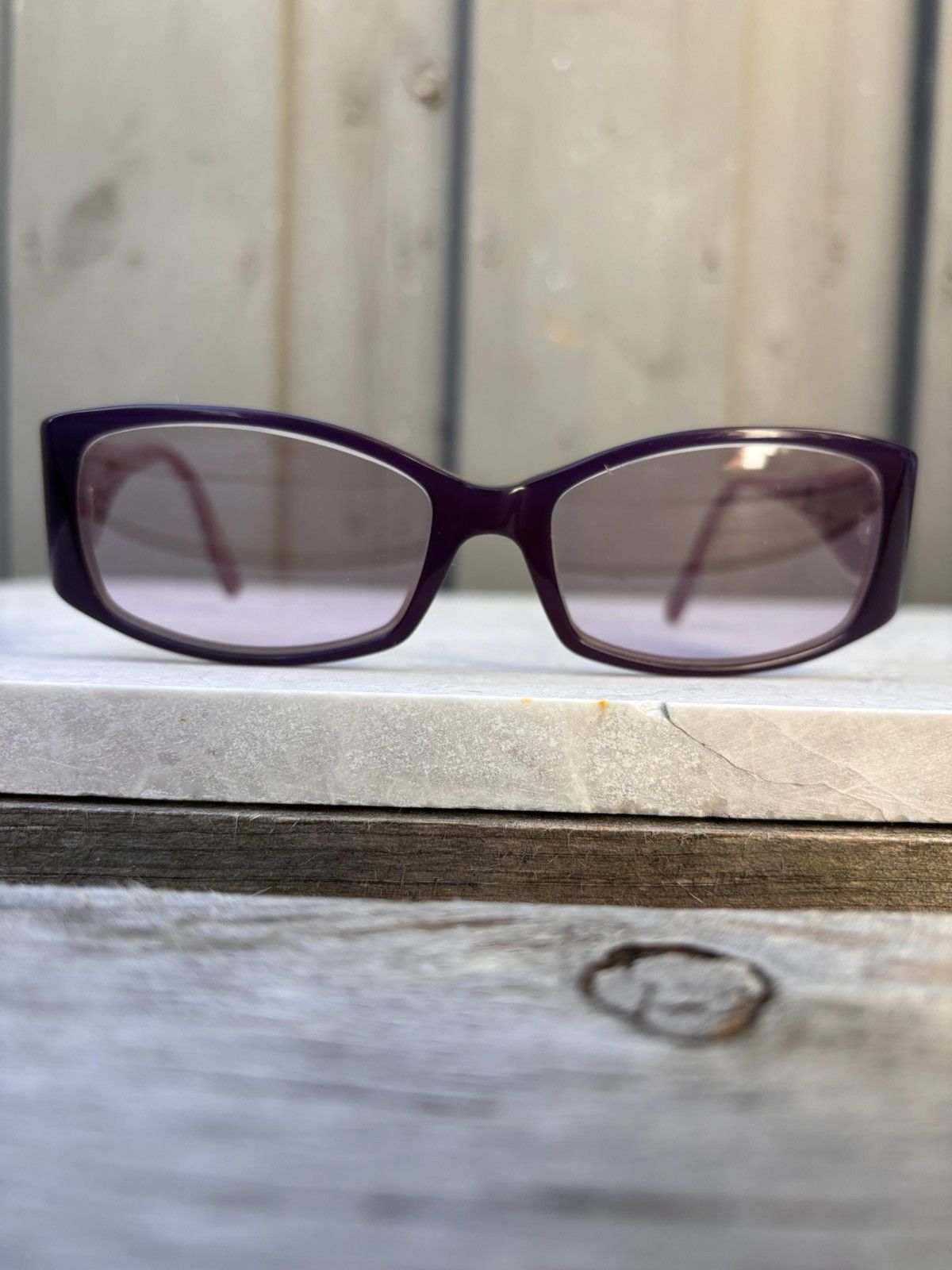 Designer × Prada × Vintage 2000s Prada Sunglasses Pink Flame Tribal Y2K Tiny Hadid Core Size ONE SIZE - 6 Thumbnail