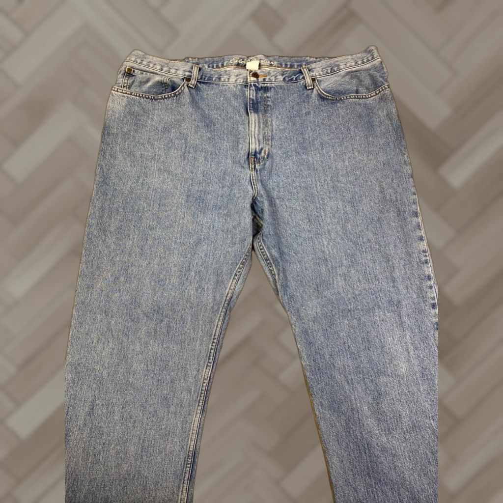 Eddie Bauer VINTAGE Eddie Bauer Denim Jeans Mens 44x34 Blue Light Wash Straight Regular 31in 10819 Size US 44 / EU 60 - 1 Thumbnail