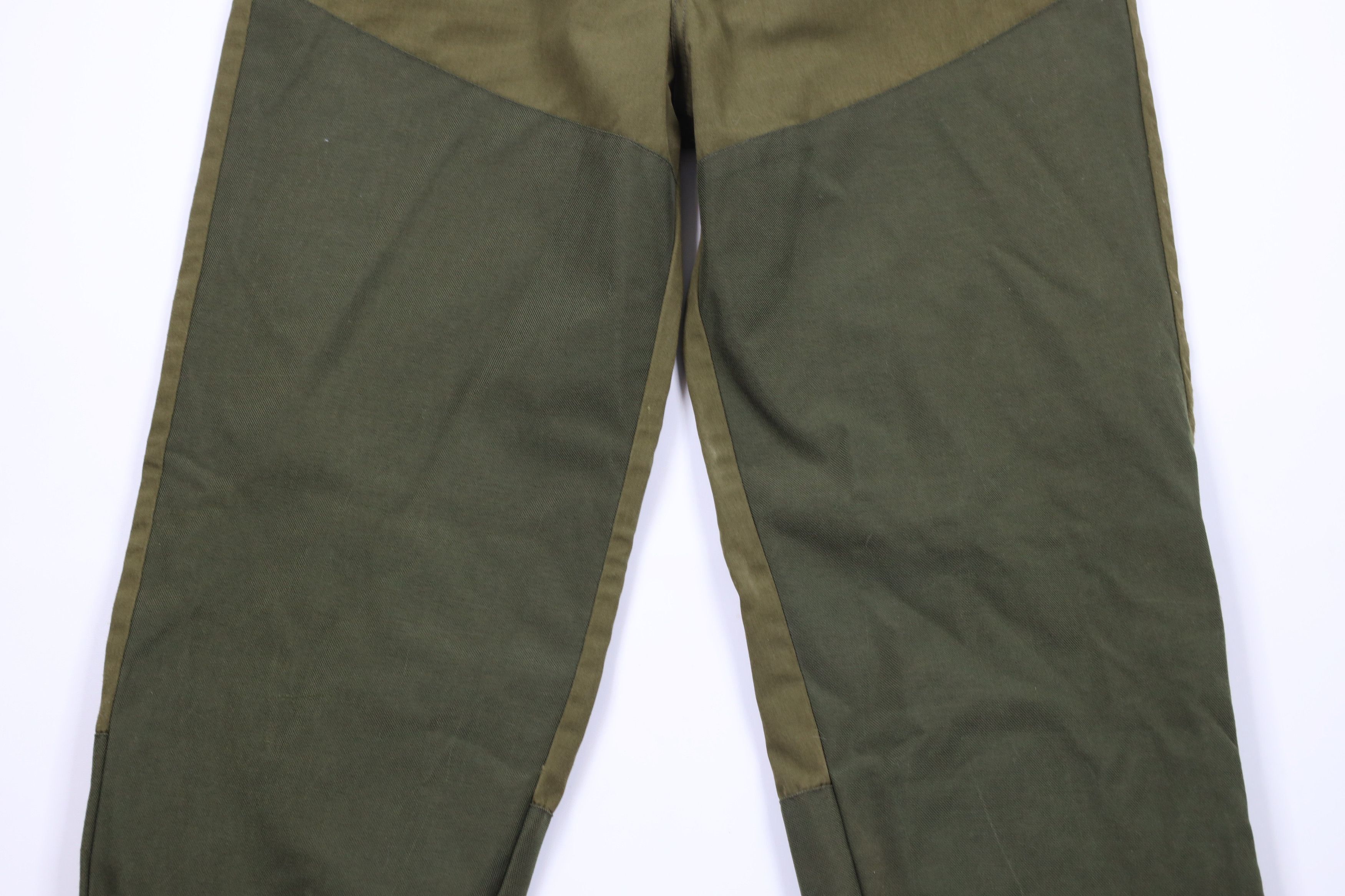 Cabelas × Vintage Vintage 90s Cabelas Reinforced Field Brush Pants Green USA Size US 36 / EU 52 - 3 Thumbnail
