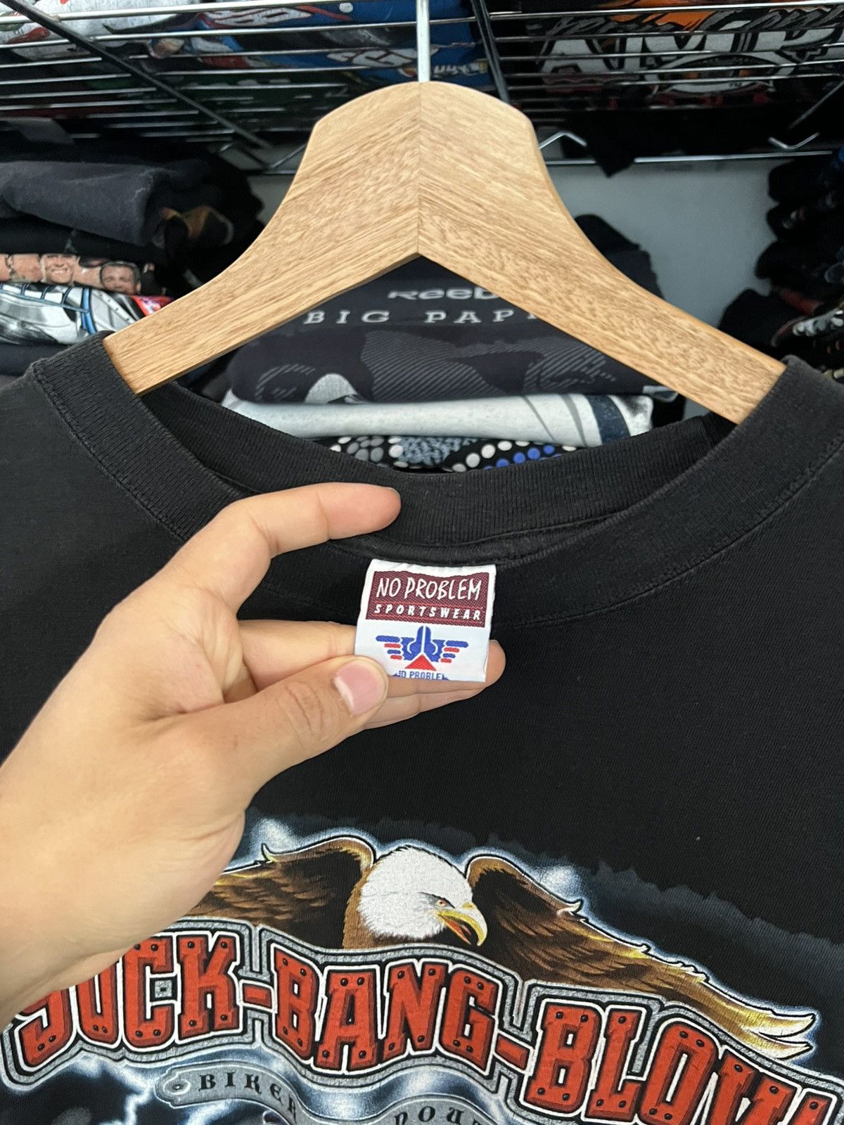 Harley Davidson 2001 Suck Bang Blow Bike Week Biker Burnout Bar Tee Lightnin Size US XL / EU 56 / 4 - 4 Thumbnail