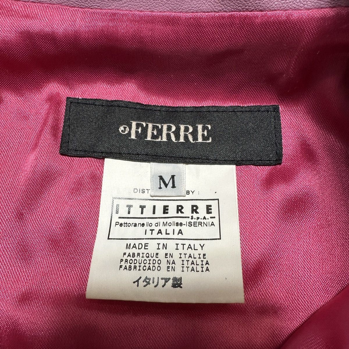 Vintage Vintage Ferré Jeans leather vest Size M / US 6-8 / IT 42-44 - 4 Thumbnail
