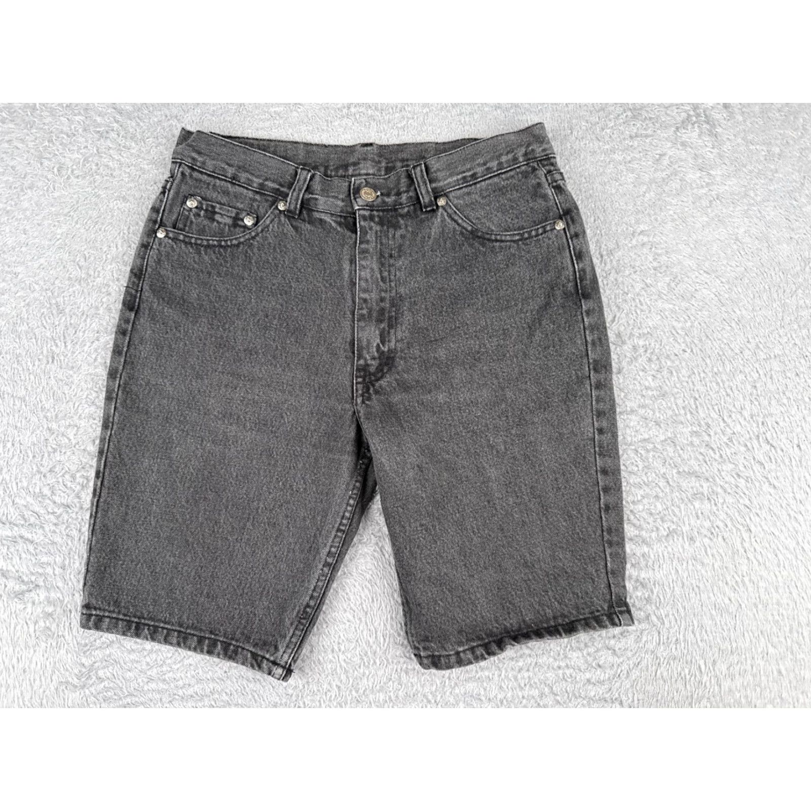 Polo Ralph Lauren VINTAGE Polo Ralph Lauren Black Denim Chino Shorts Women 10 Regular 29x9 Casual Outdoor Size 32" / US 10 / IT 46 - 2 Thumbnail