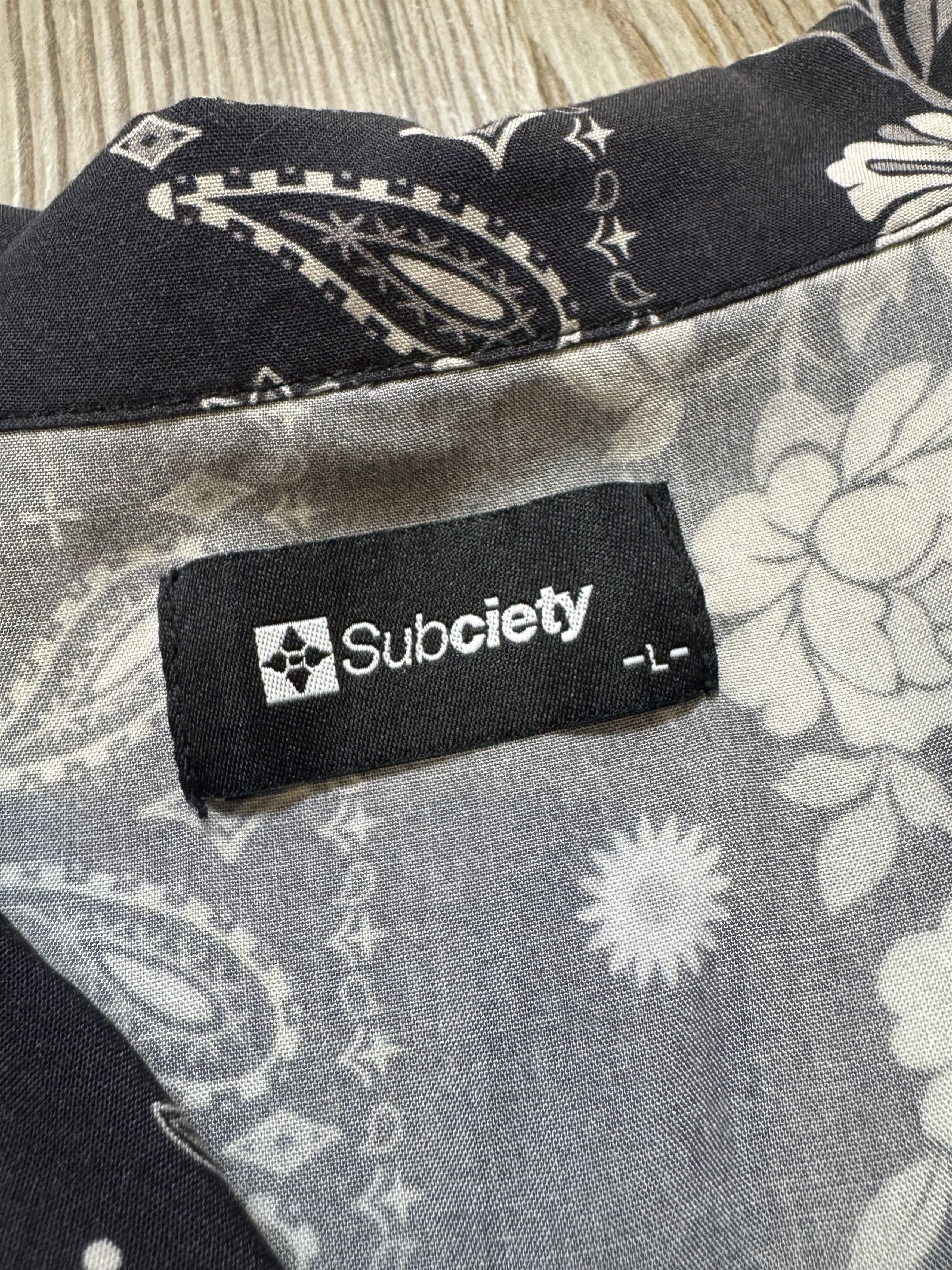 Other Subciety Bandana Print Short Sleeve Button Up Size US L / EU 52-54 / 3 - 4 Thumbnail