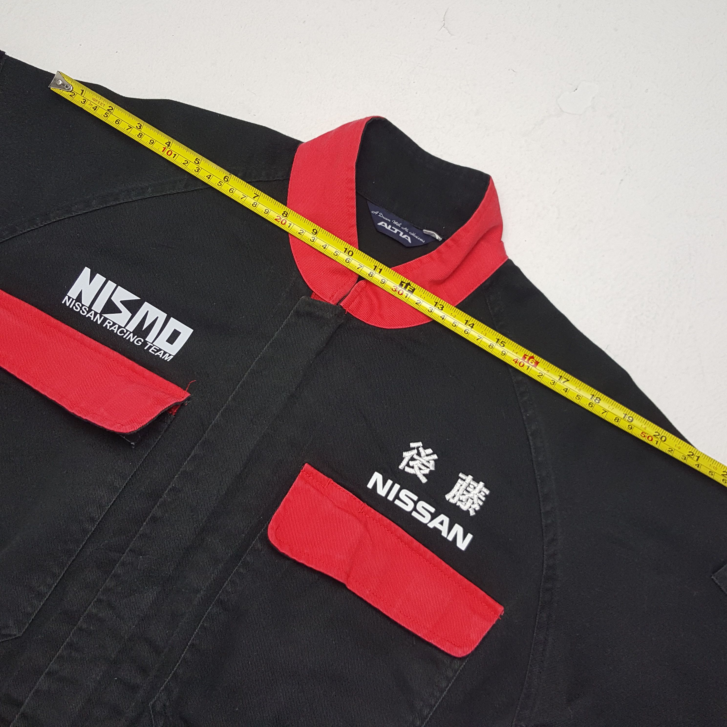 Japanese Brand × Vintage Vintage Nissan Racing Team Custom Art Logo Coverall Jacket Size US M / EU 48-50 / 2 - 10 Thumbnail